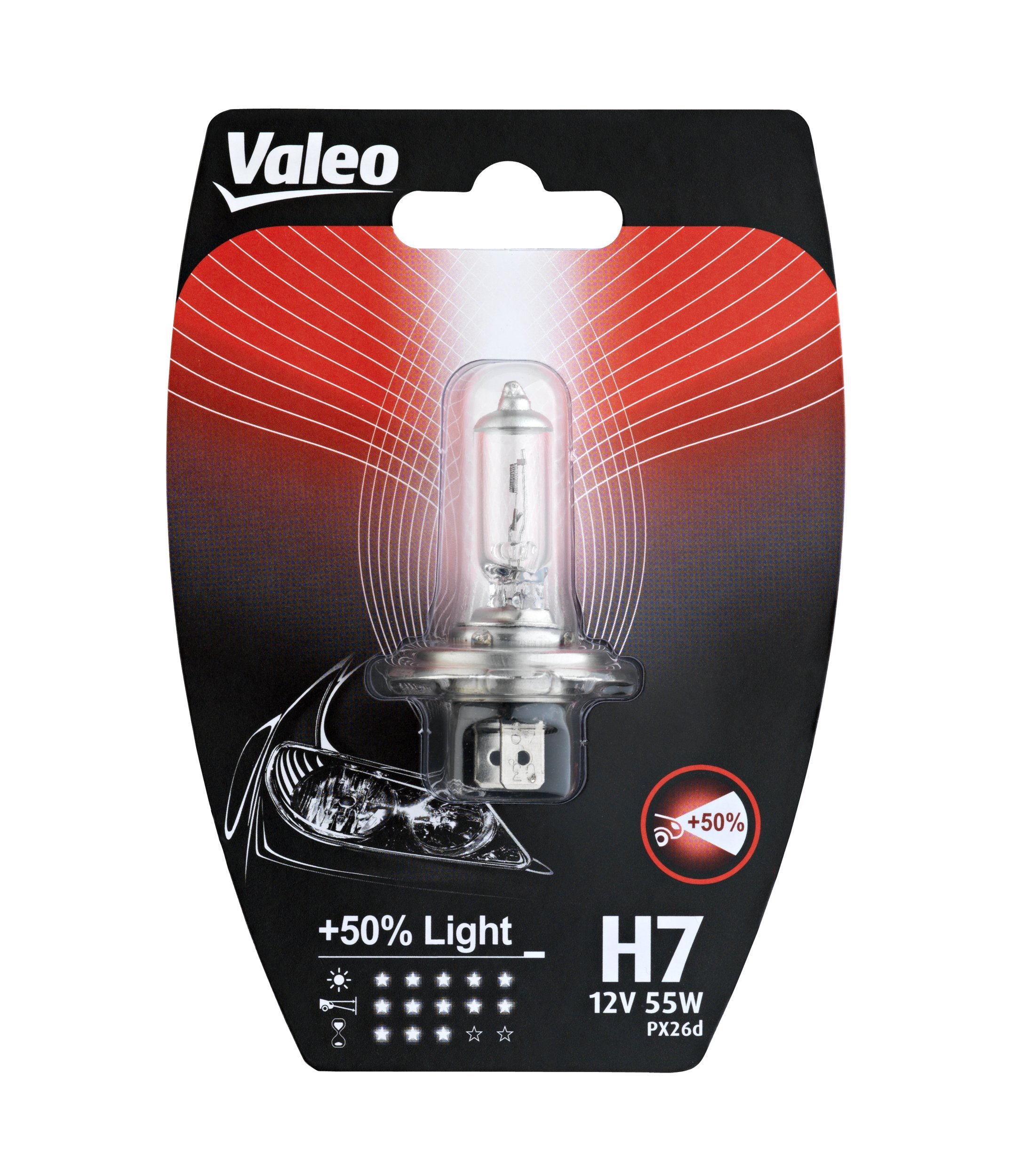 Bulb PX26d H7 032518 VALEO for OPEL RENAULT BMW FORD SAAB VW CITROËN FIAT SEAT