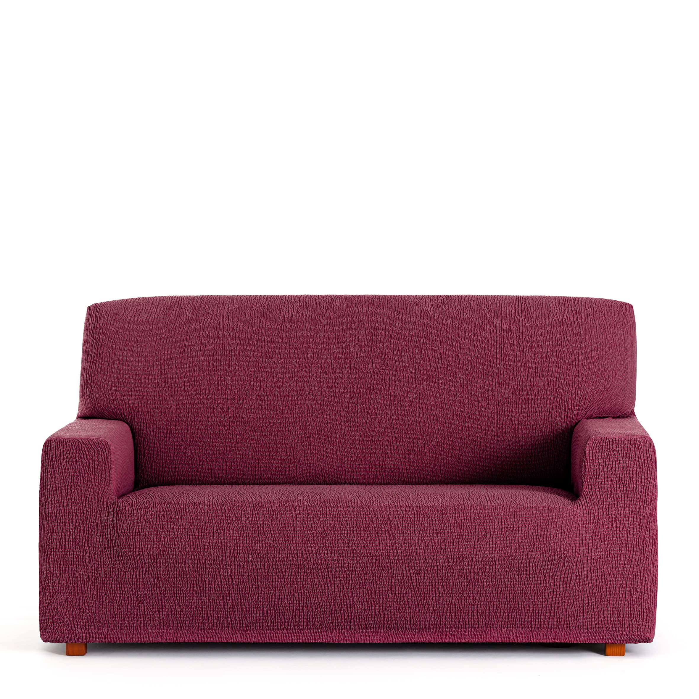 Eysa Llion Sofa Cover, Lycra, Red 8, 4 Seater