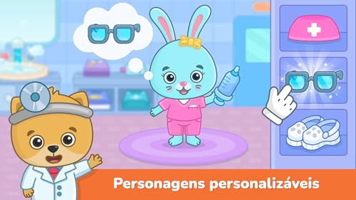 Jogos para crianças: seja um médico no seu hospital - divertido e educativo!