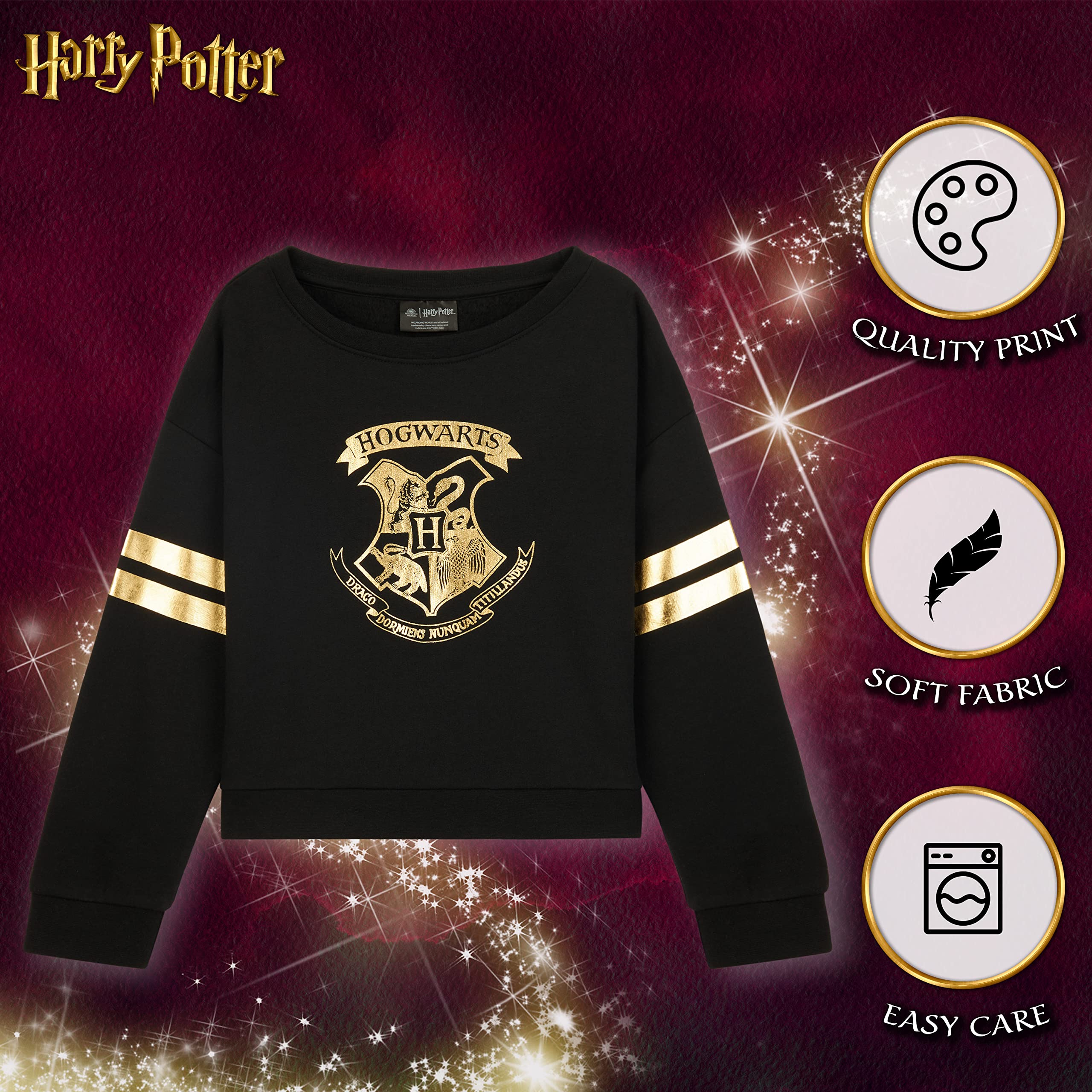 Sudadera Harry Potter Cuello Redondo Niña Regalos