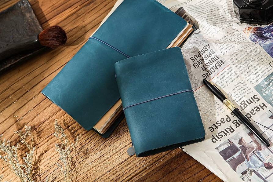 牛革ノート Amazon | 再生牛革A4ブック＆ノートカバー茶 万年筆