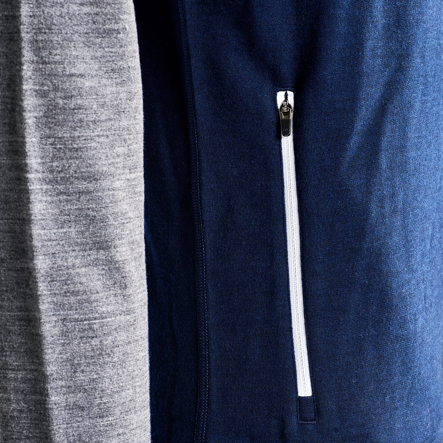 Black Crevice Jersey con Cuello Largo de Merino para Hombres I Suéter de esquí I Polerón para Hombres de 70% Lana Merino y 30% PES I Jersey termorregulador Libre de mulesing