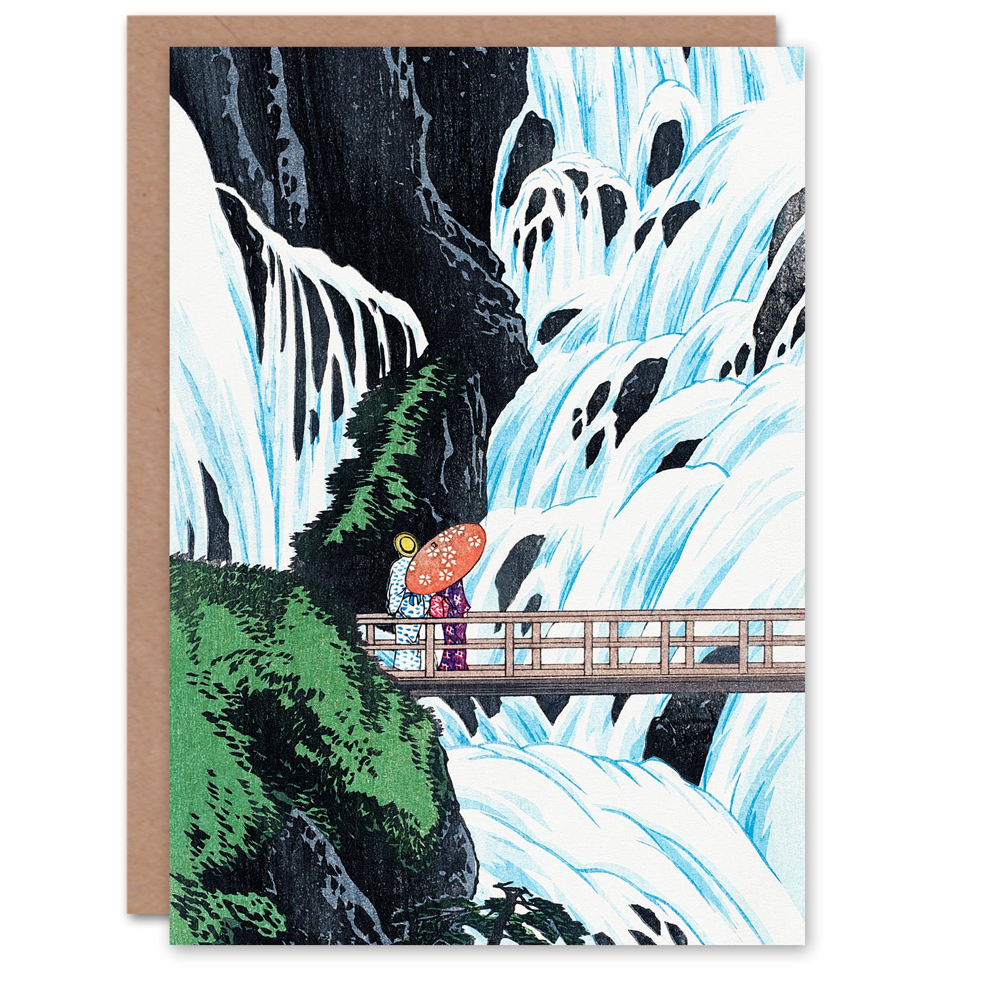 Artery8 Hiroaki Takahashi Art Card Shiragumo Waterfall Of Nikko