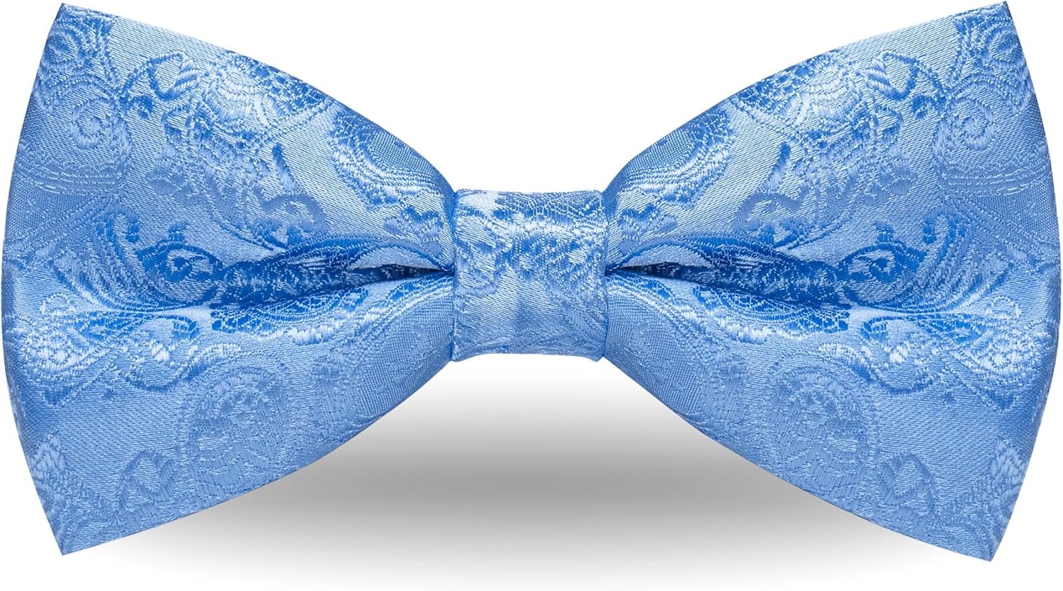 JEMYGINS Paisley Pre-tied Bow Tie and Pocket Square Cufflinks Lapel Pin Sets for Men 4PCS - Image 4