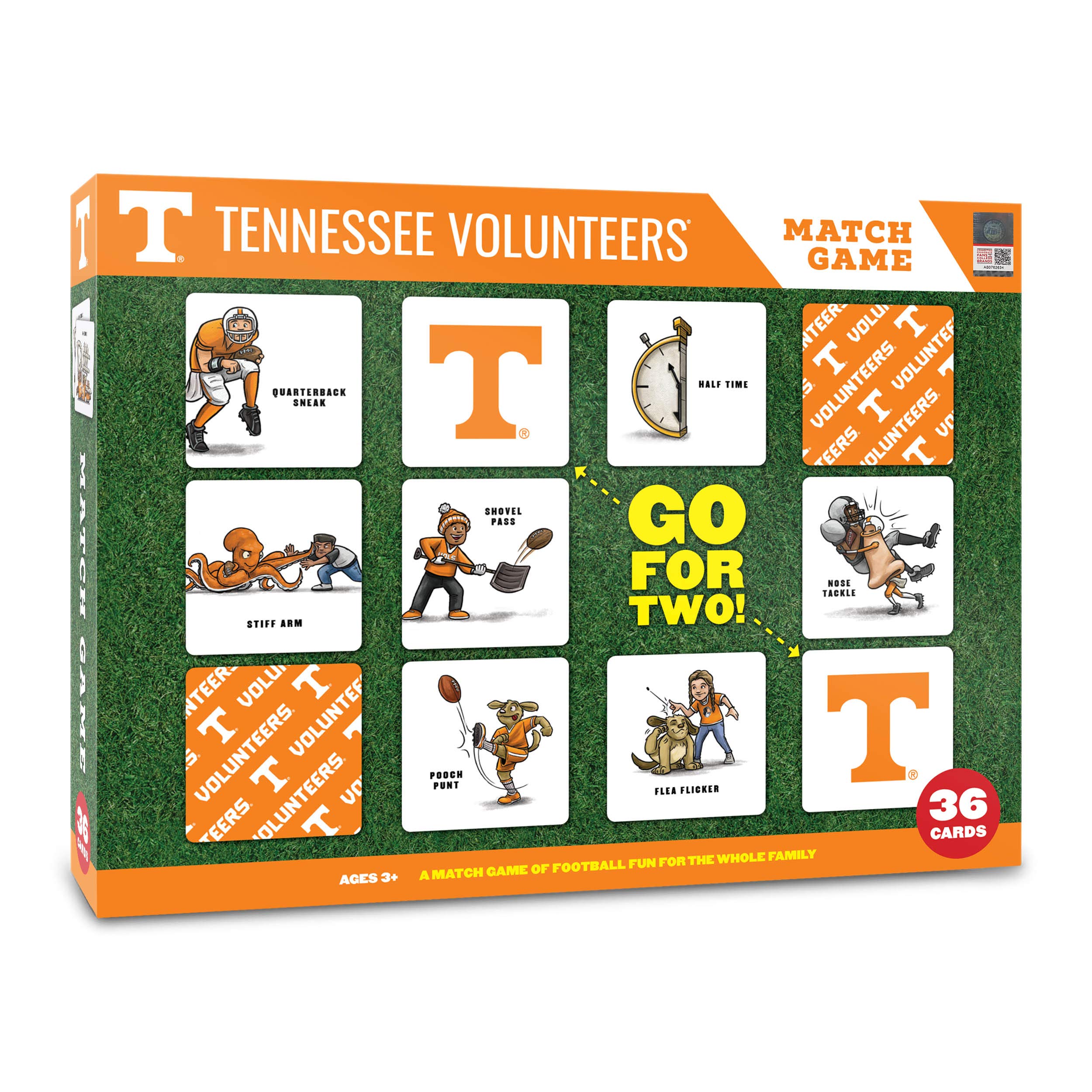 YouTheFan Memory Match NCAA Memory Match Game, Team Colors, Medium US