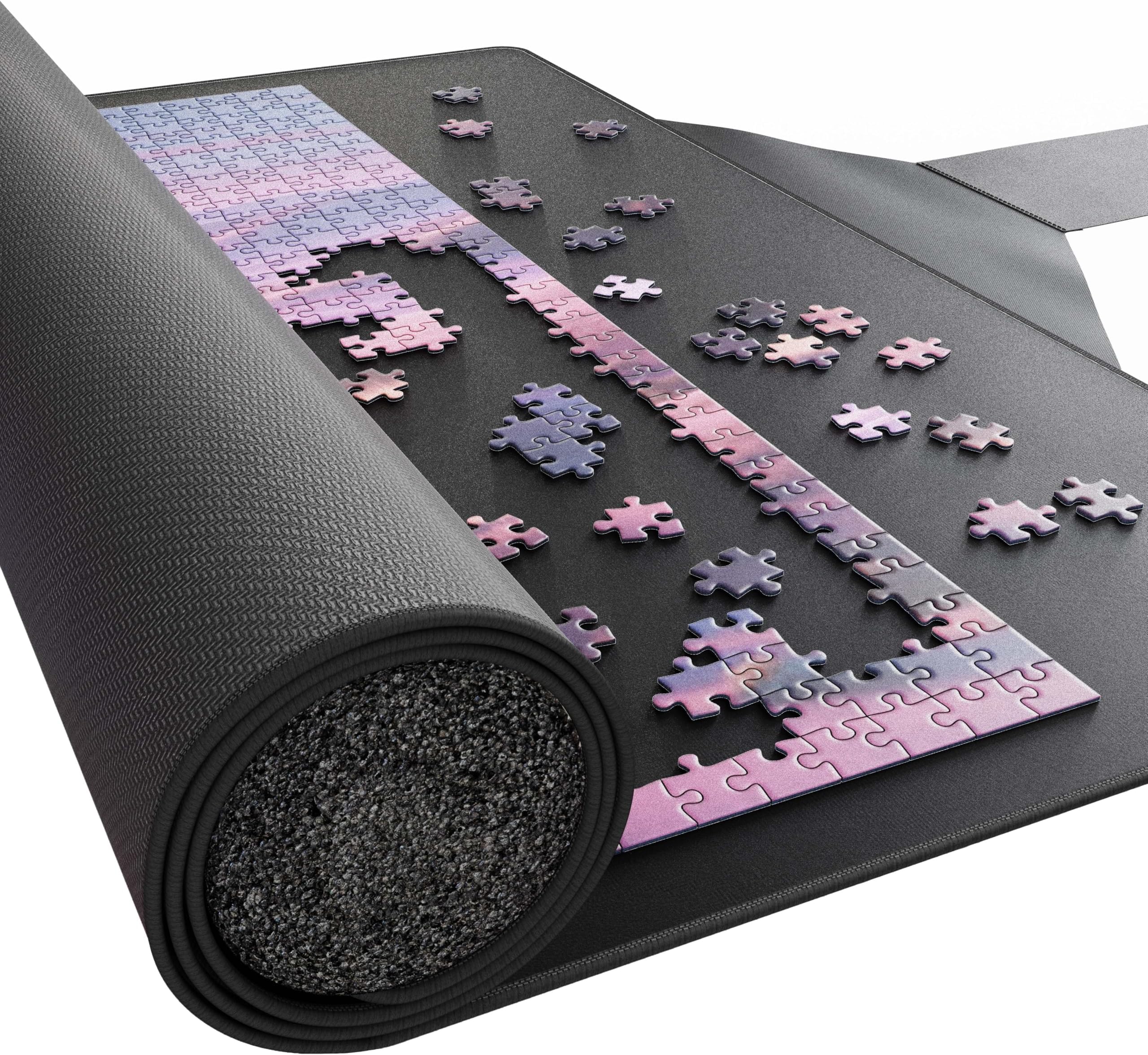 Puzzlup Puzzle Mat 3000 Pieces - 37 x 59 Inches - Non Slip Puzzle Roll Up Matt - Jigsaw Puzzle Storage with Gift Packaging