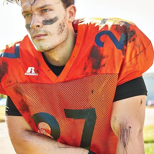 Miniatura 7 de Russell Athletic Boys Russell Athletic Boys Stock Practice Jersey Youth Football Gear & Training Equipment for Practice & Games