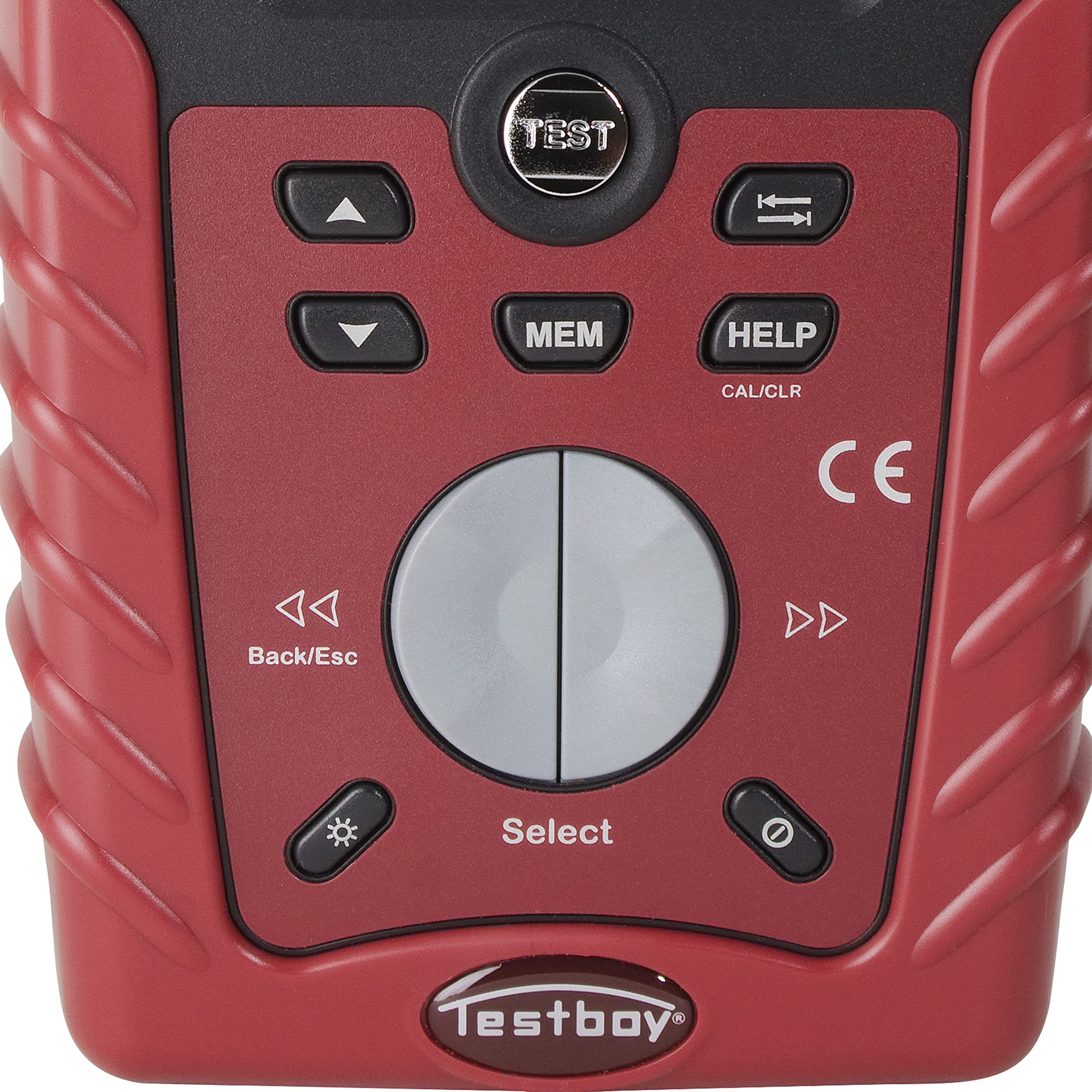 Testboy TV 455 DIN VDE 0100-600 Installationstester (USB-Schnittstelle und PC-Software, integrierte Spitzenkalibrierung, Prüfung aller empfindlichen Differenzschalter), rot/schwarz