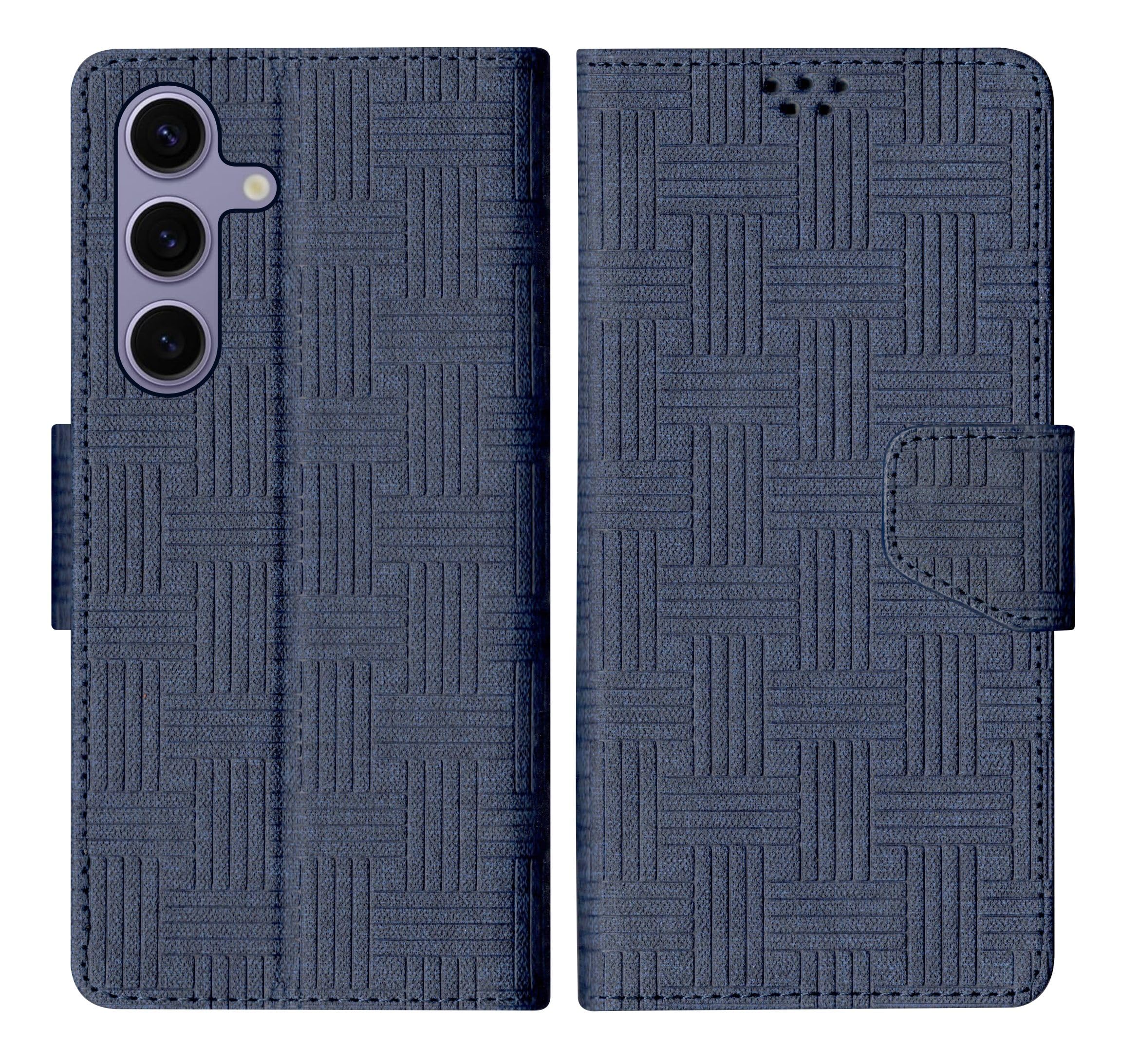 SBMS Samsung Galaxy S24 Plus 5G Flip Cover Back Cover Case with Magnatic Closure | Inbuilt Stand | Card & Money Pocket (Mat Blue) (B0CTFCZJV2) Amazon Price History, Amazon Price Tracker
