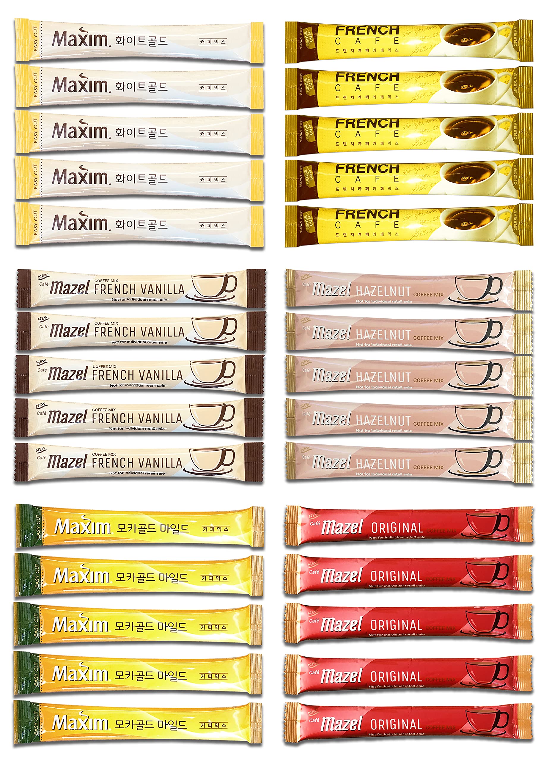 Buy Instant Coffee Mix Packets Single Serve Korean Variety Coffee