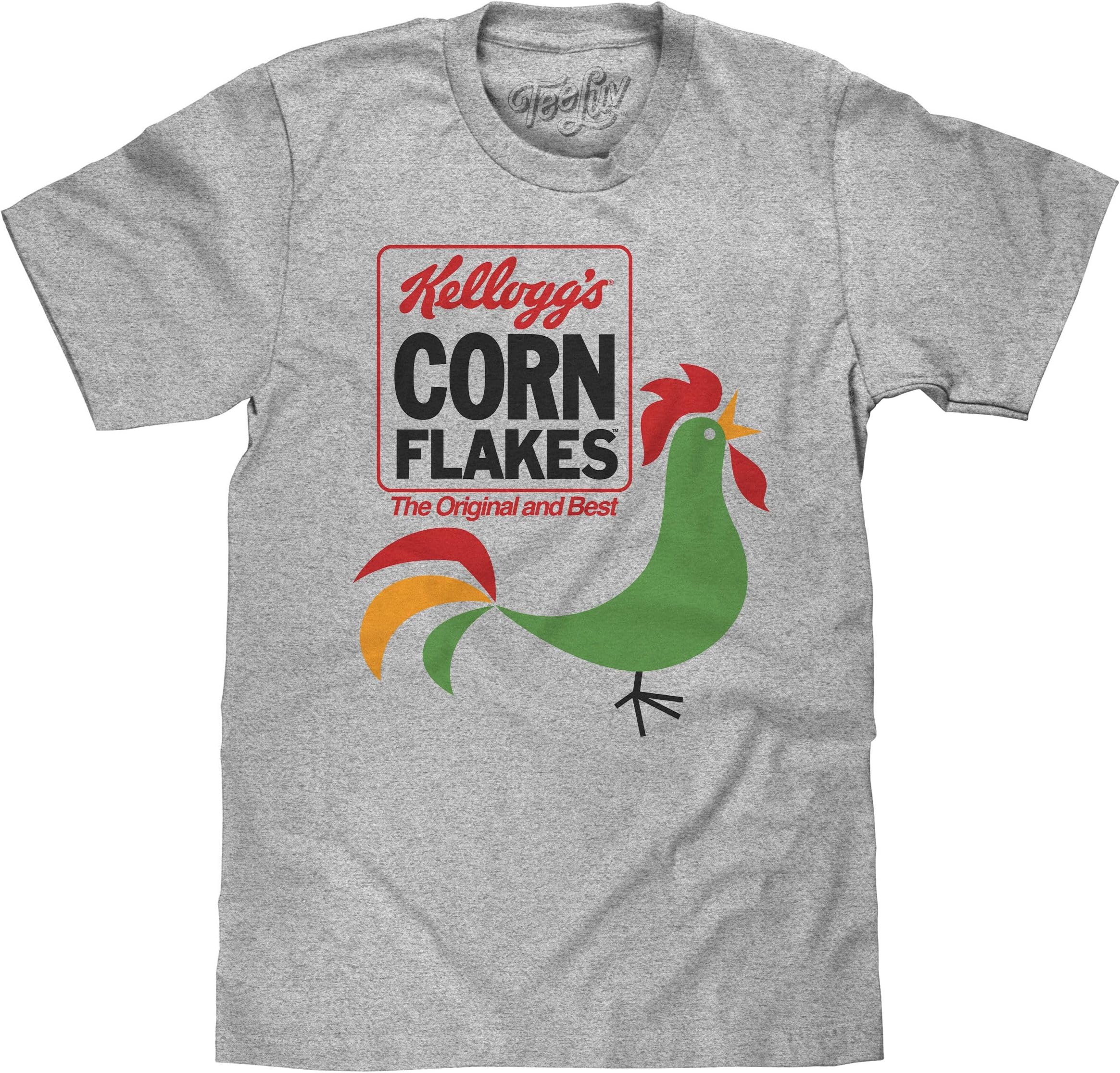 Men's Kellogg's Corn Flakes Cereal Rooster Shirt