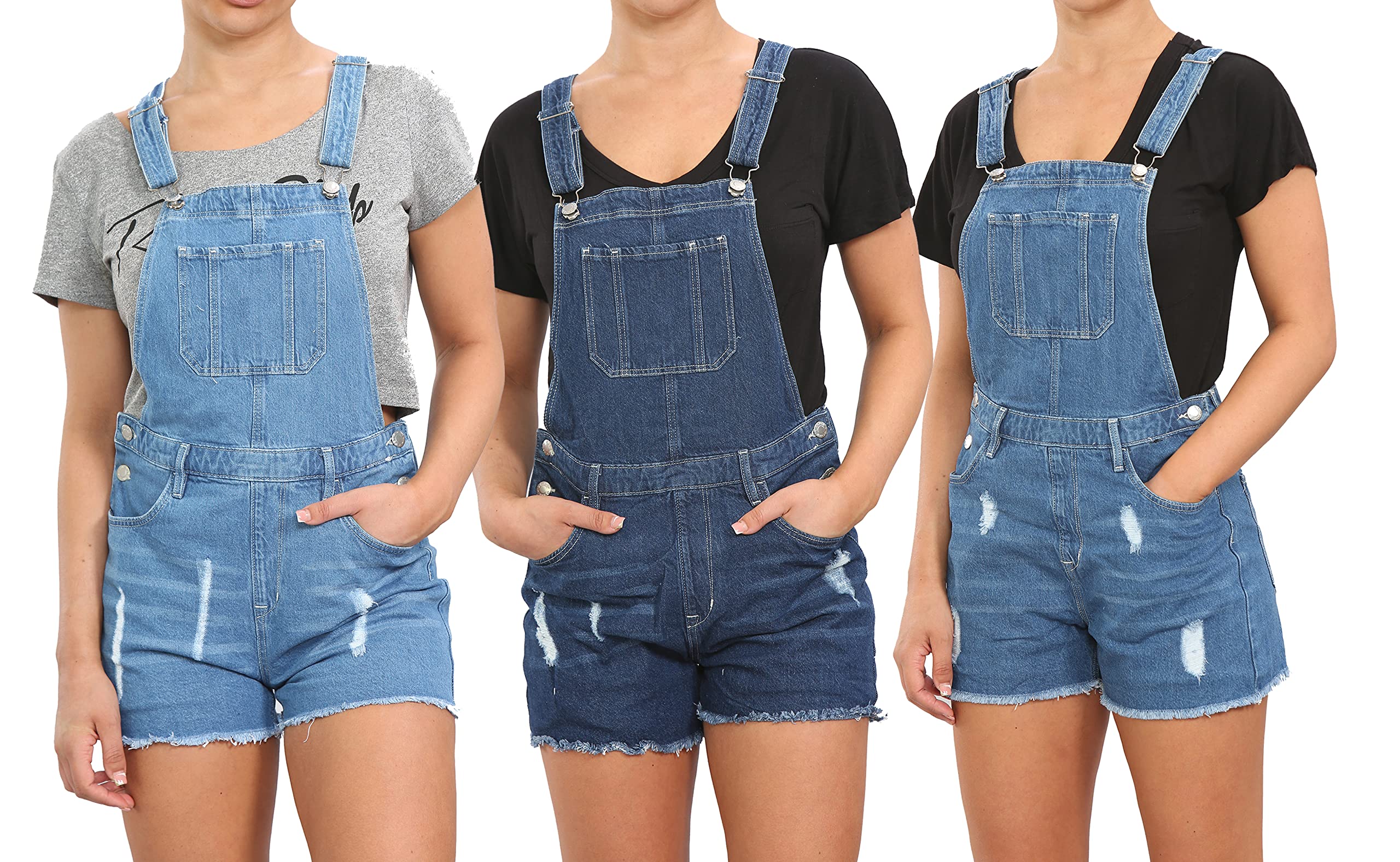 imporio 11 Mono de mezclilla para niñas y niños, talla 8 años a 14 años