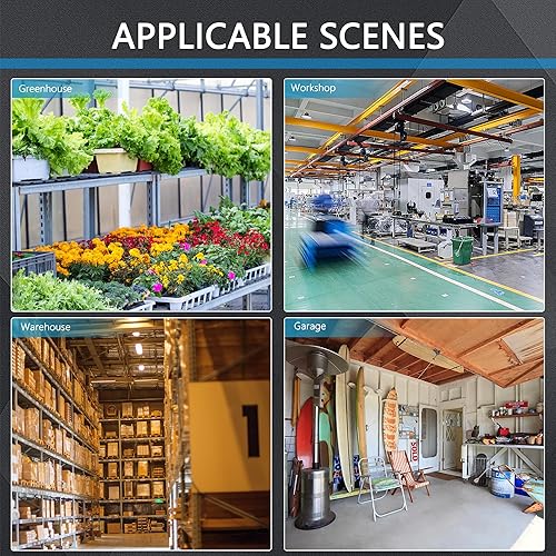 Miniatura 7 de Ventilador de conducto en línea de 12 pulgadas con controlador de velocidad, ventilador de ventilación de motor EC para calefacción, refuerzo de