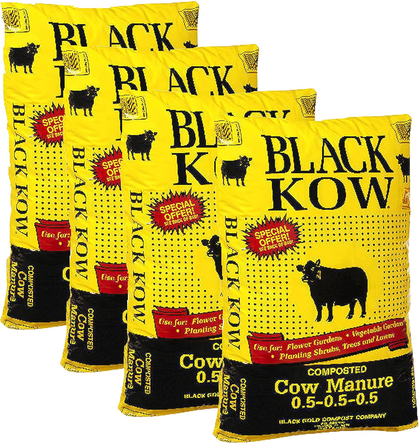 Black Kow Composted Cow Manure 16 lbs Patio, Lawn & Garden