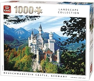 Comprar King International-Neuschwanstein Castle-Rompecabezas de 1000 Piezas, Color, 68x49 cm (55855)