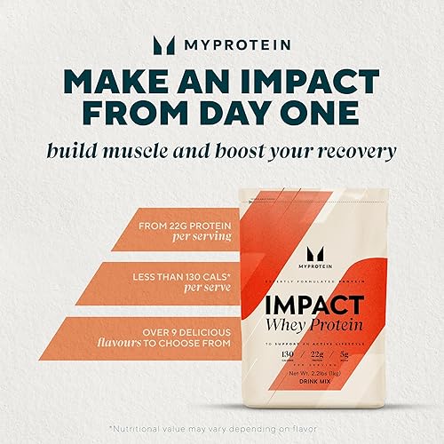 Miniatura 2 de Myprotein Polvo de proteína de suero, polvo de proteína sin gluten, suplemento de aminoácidos para culturismo, GMO y proteína libre de soja,