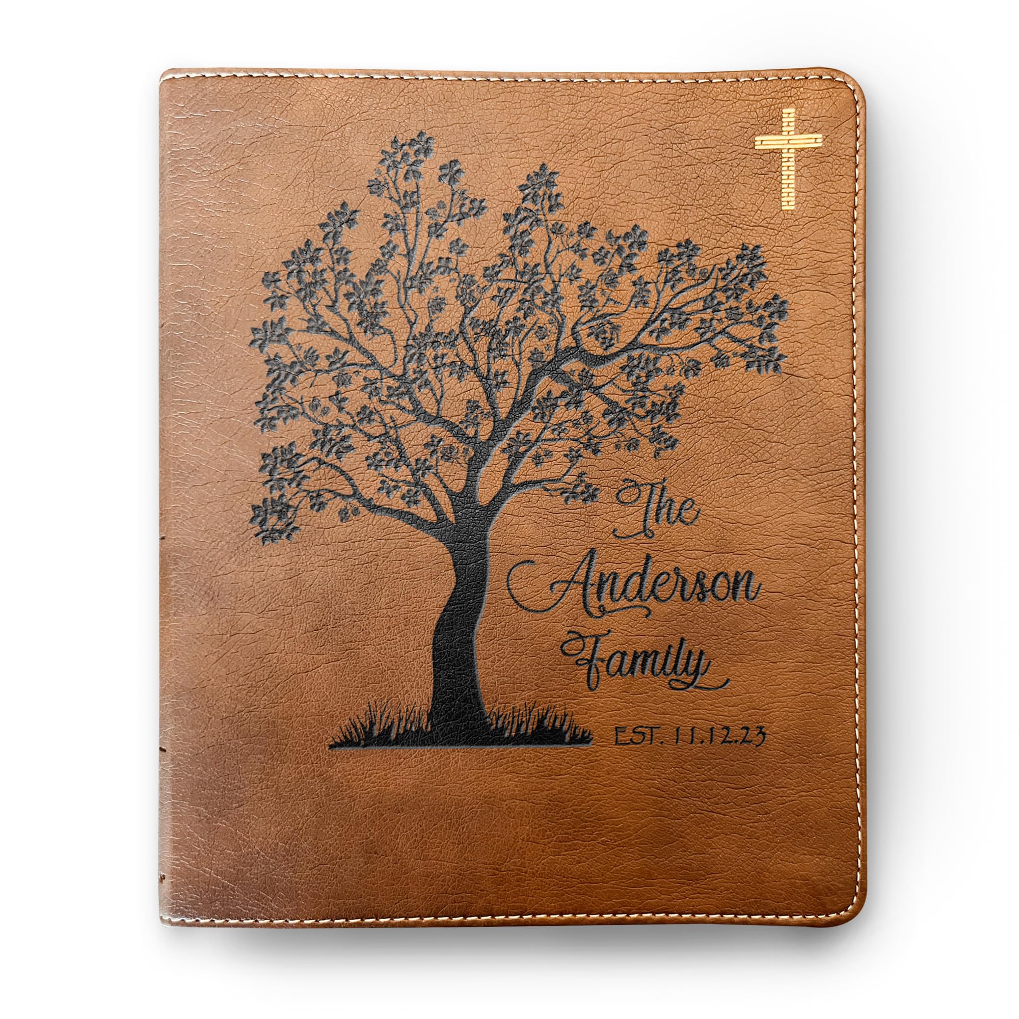 Personalized Family Bible | Custom NIV Family Tree Journaling Bible | Engraved Bible Wedding Bible Christian Gifts Family Bible for Wedding