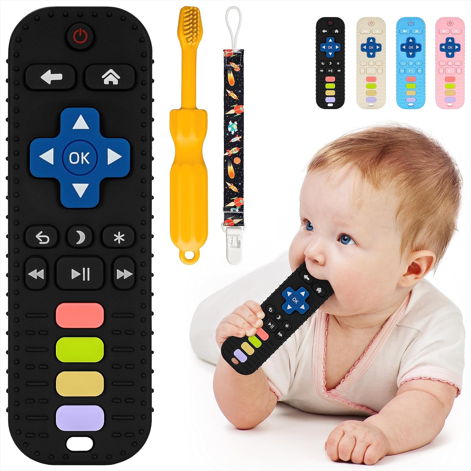 Baby Remote Control Toy Remote Teether 618 Months