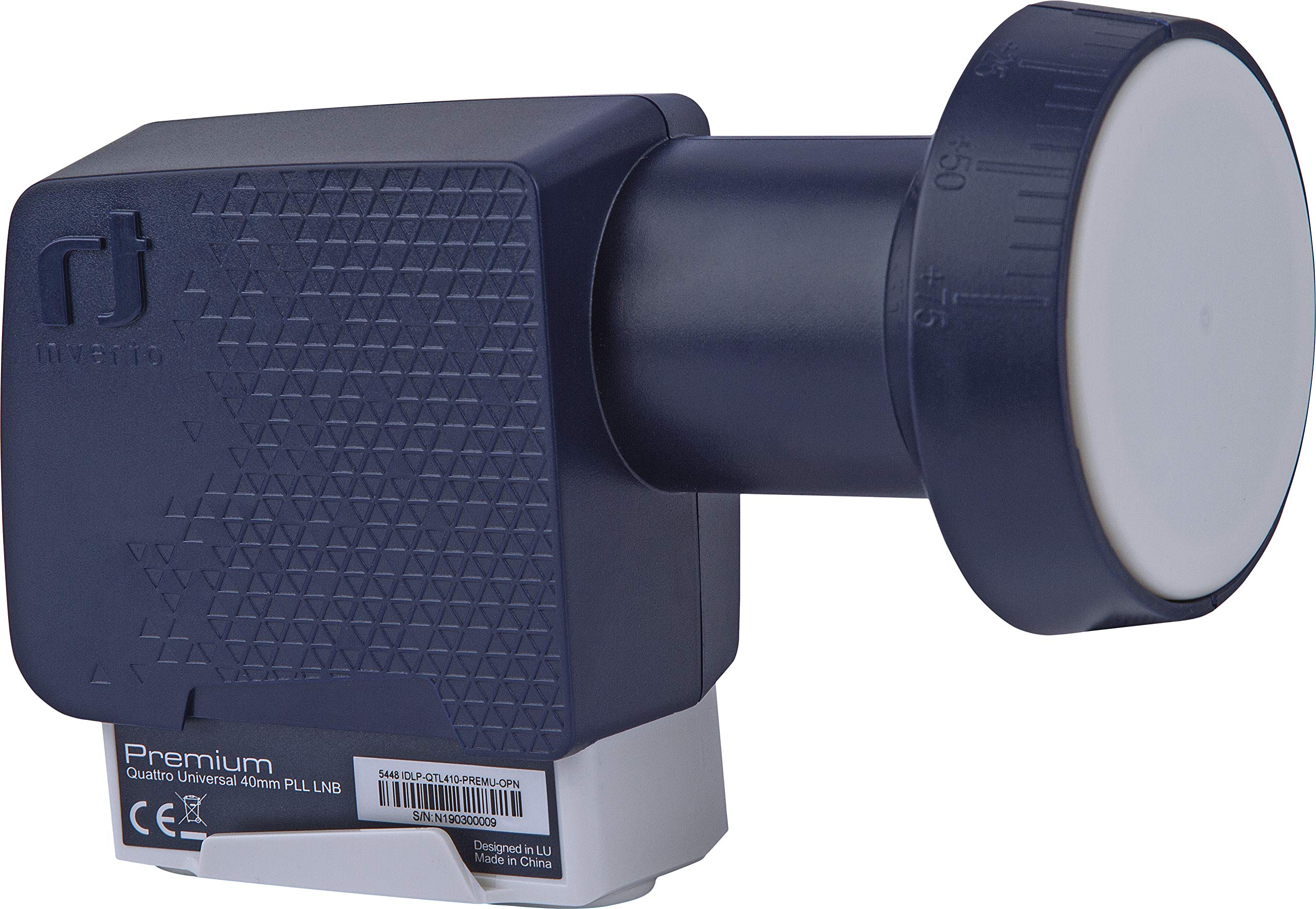 Inverto LNB PLL Universel de qualité supérieure Quattro 40 mm