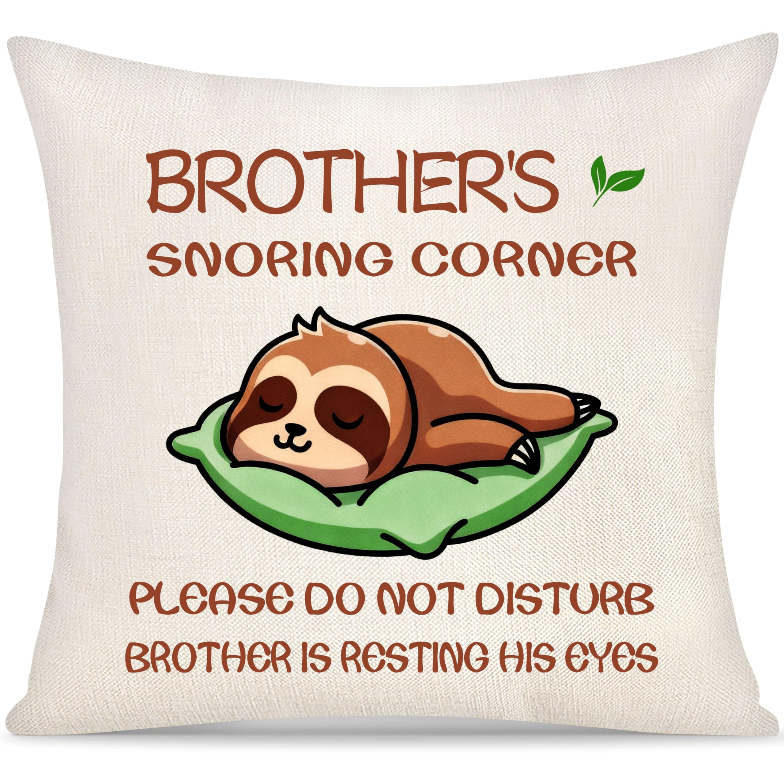Yoskiasd Brother Cushion Cover Throw Pillow Cover for Boys Man Birthday (brother)