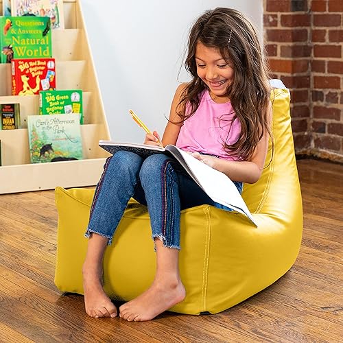 Miniatura 21 de Jaxx Juniper Jr - Puf infantil para aula, vinilo de alta calidad, turquesa