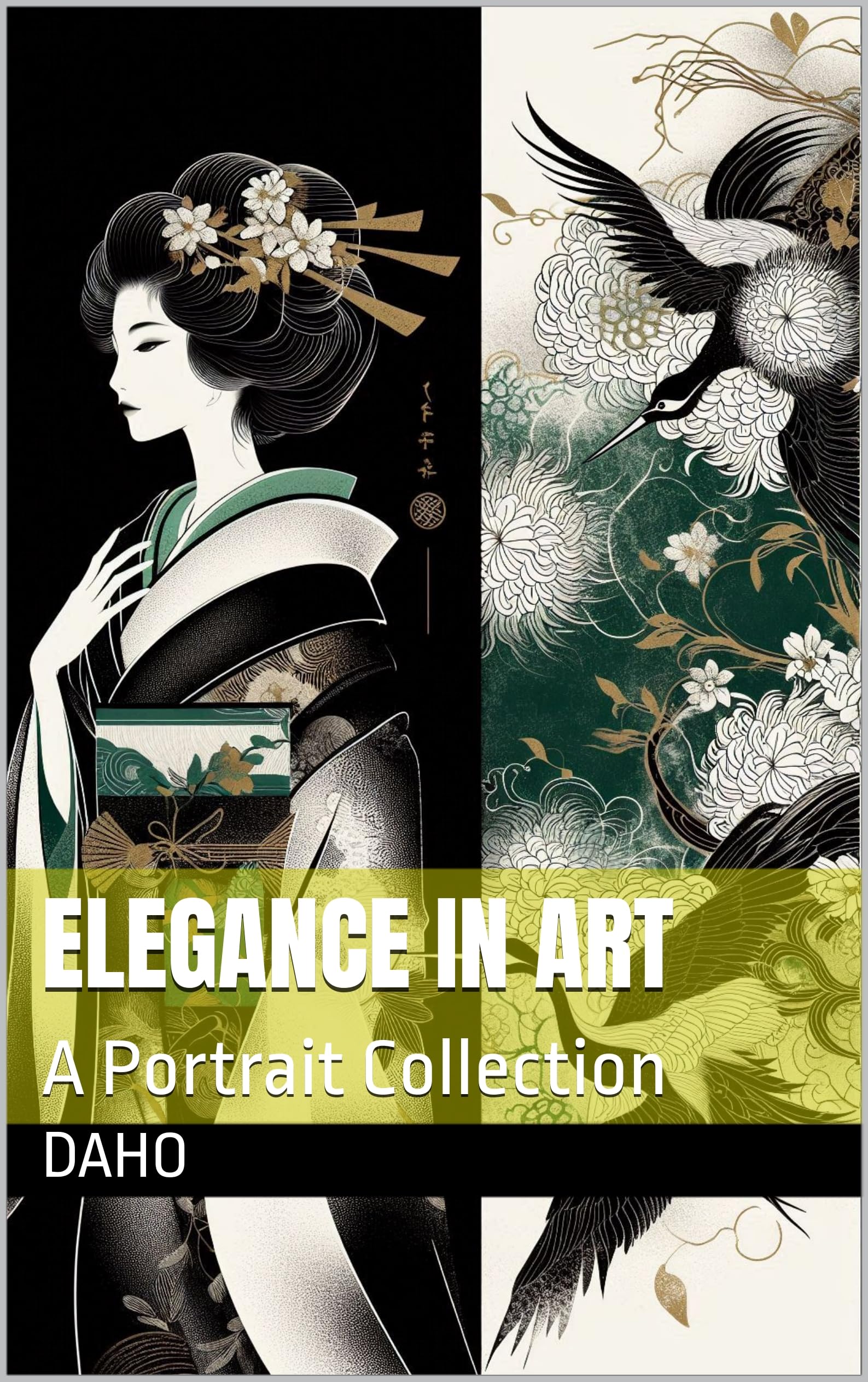 Livre d'art Portrait Collection Elegance in Art édition prestige avec reliure de haute qualité