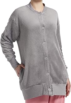 hue fleece lounge jacket