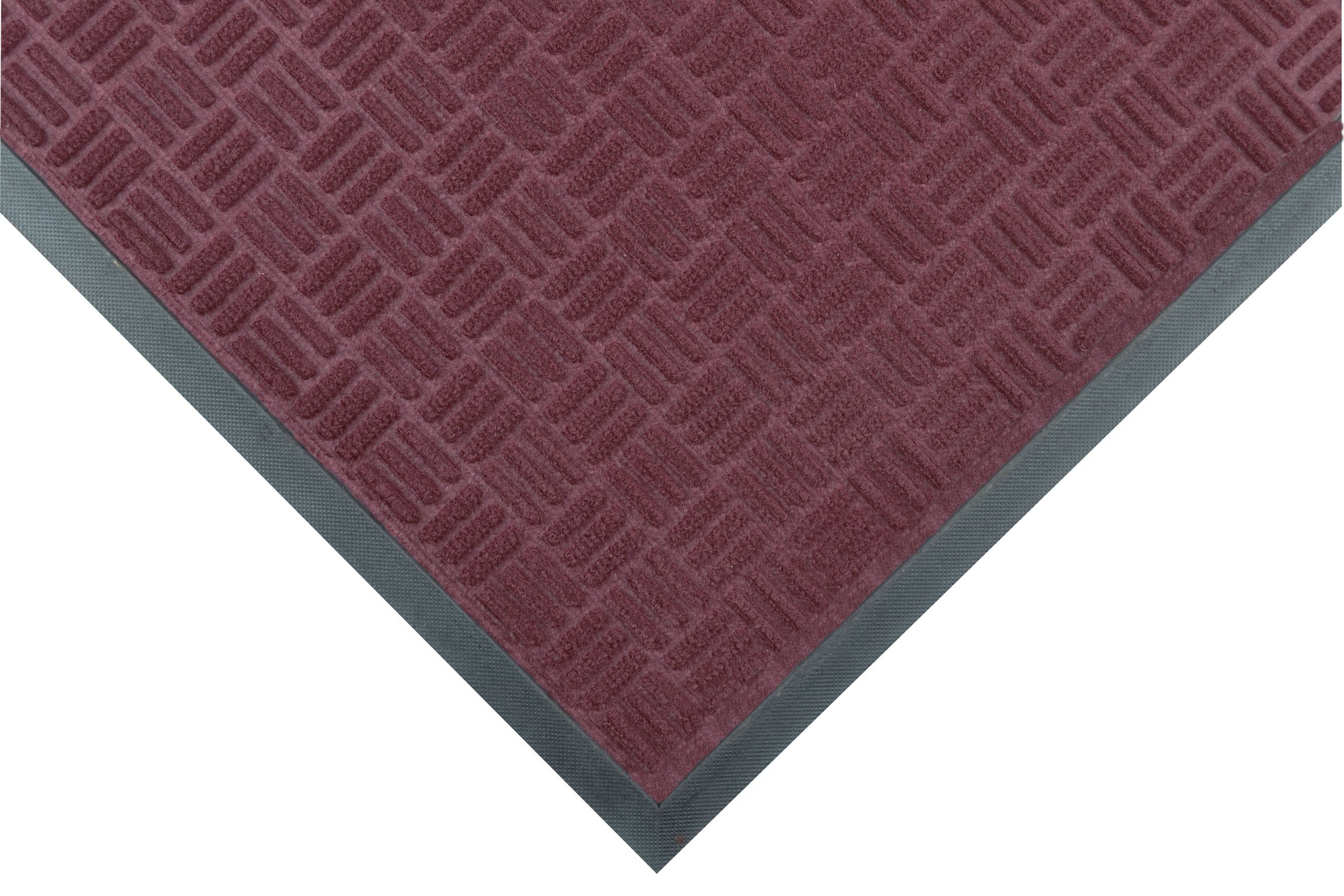 NoTrax 167 Portrait™ Rubber-Backed Entrance Mat, for Home or Office 4' X 10' Burgundy