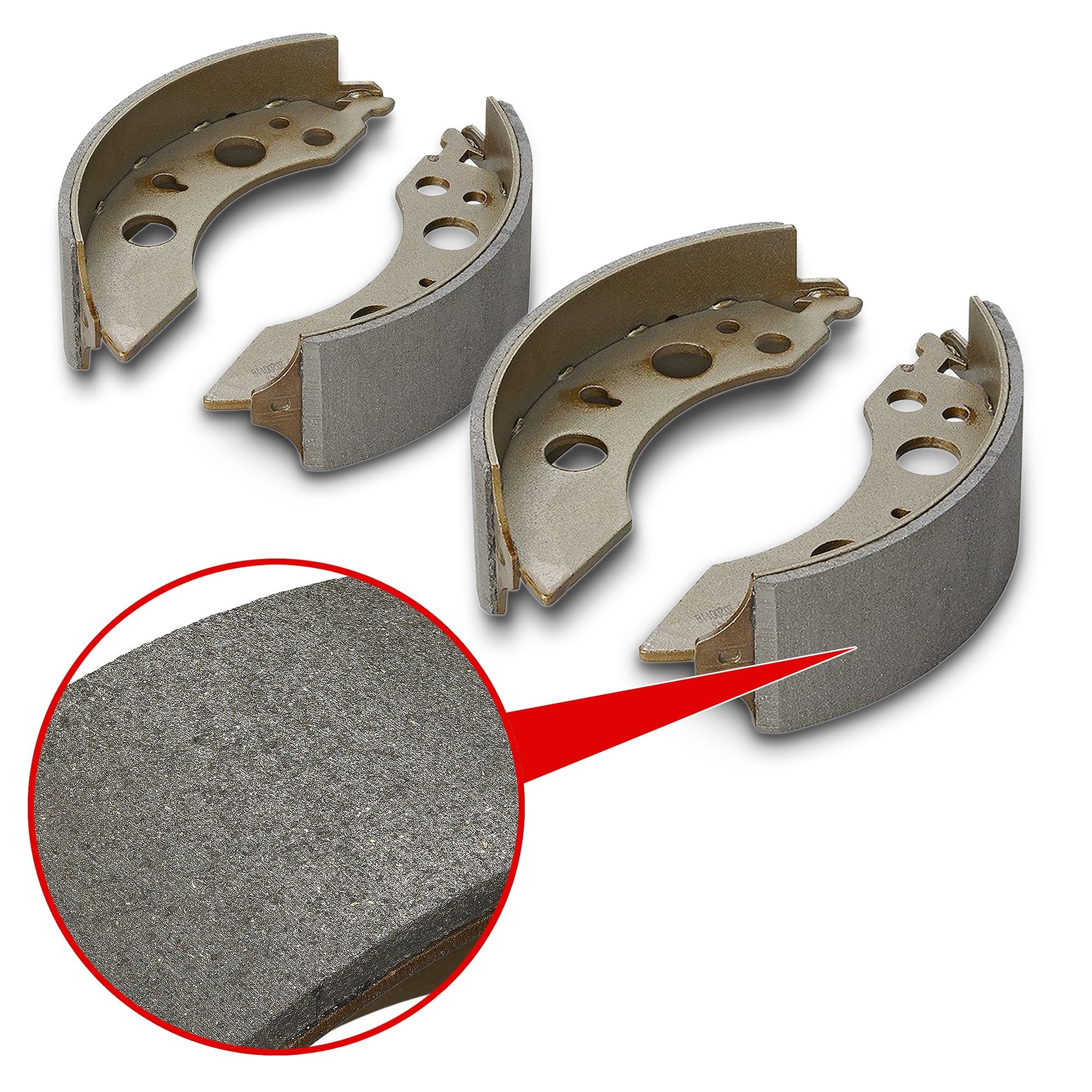 ProPlus Juego de Zapatas de Freno de 200 x 50 mm, Apto para AL-KO