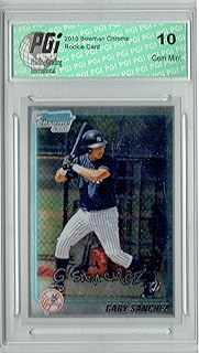 Gary Sanchez 2010 Bowman Chrome #BCP207 1st Rookie Card PGI 10