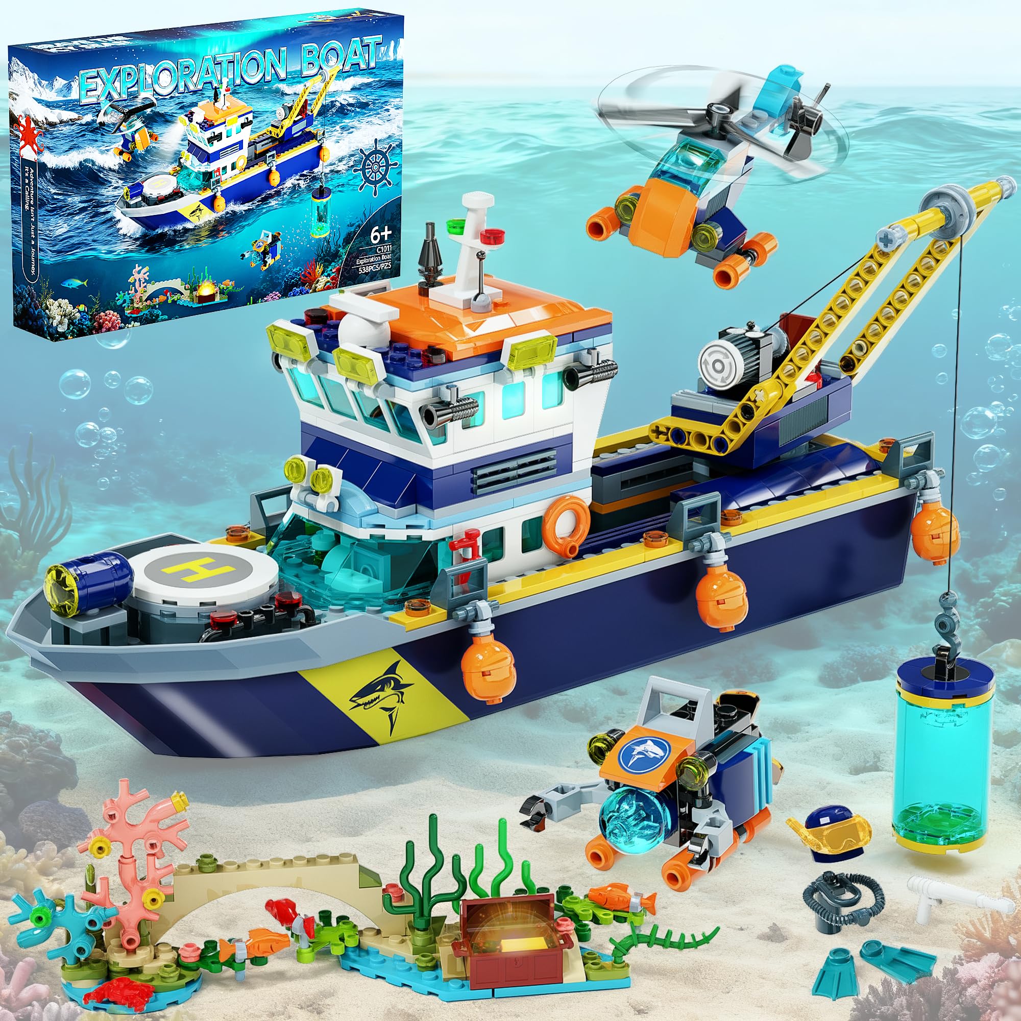 with Set Building Boat Floatable City Amazon.com: 船 Boats & 海外切手コレクション　Ship LED Fun Light, コレクション