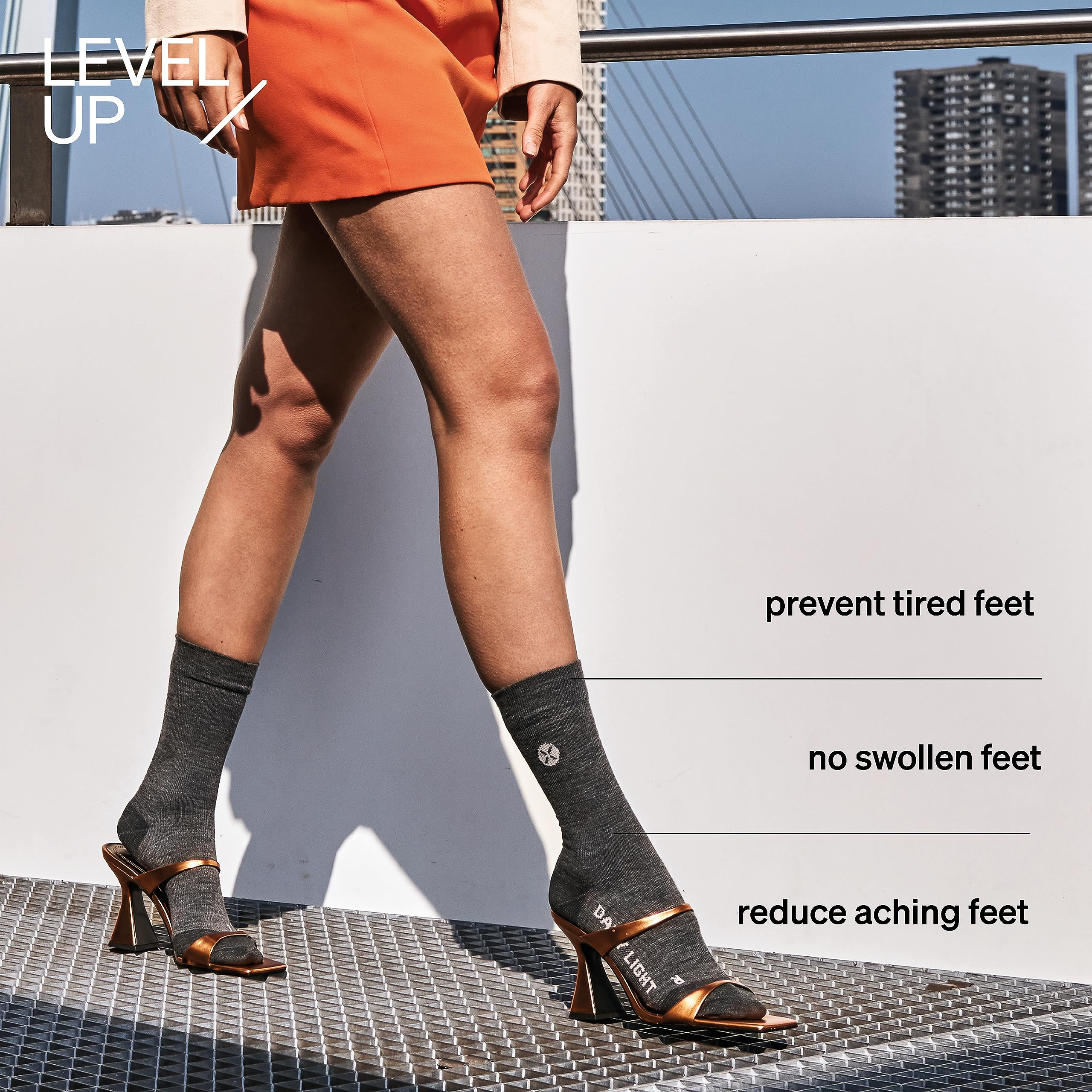 STOX Energy Socks | Kurze Socken für Damen | Premium Kompressionssocken | Verhindert geschwollene Füße | Reduziert Schwellungen | Angenehme Merinowolle | 3er Pack