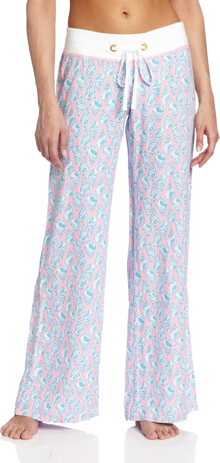 Lilly Pulitzer Women's Beach Pant Cosmo Pink at Amazon Women’s Clothing store Linen Beach Pants