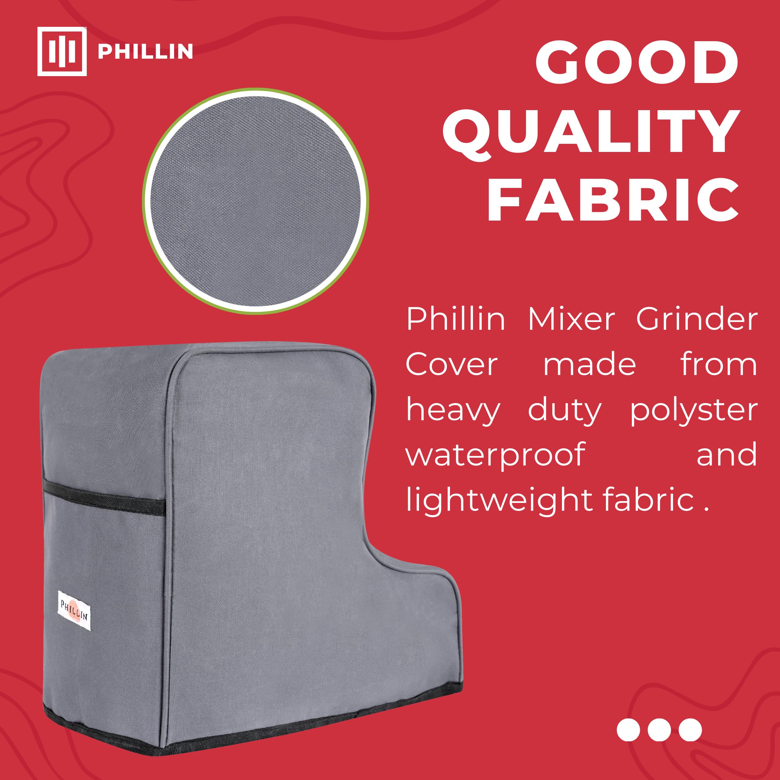 L-Shaped Mixer Cover - Stylish and Durable Grey Case for Kitchen Mixers | Waterproof Dust Cover's — Amazon image 8