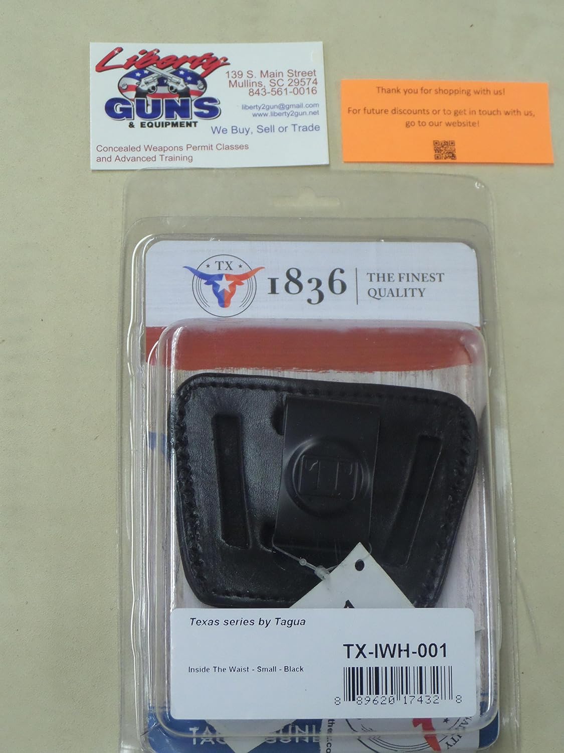 Tagua Gunleather TX 1836 - Soporte Para Crusadero, Para Mano Derecha, 19-23-32, TX-DCH-310