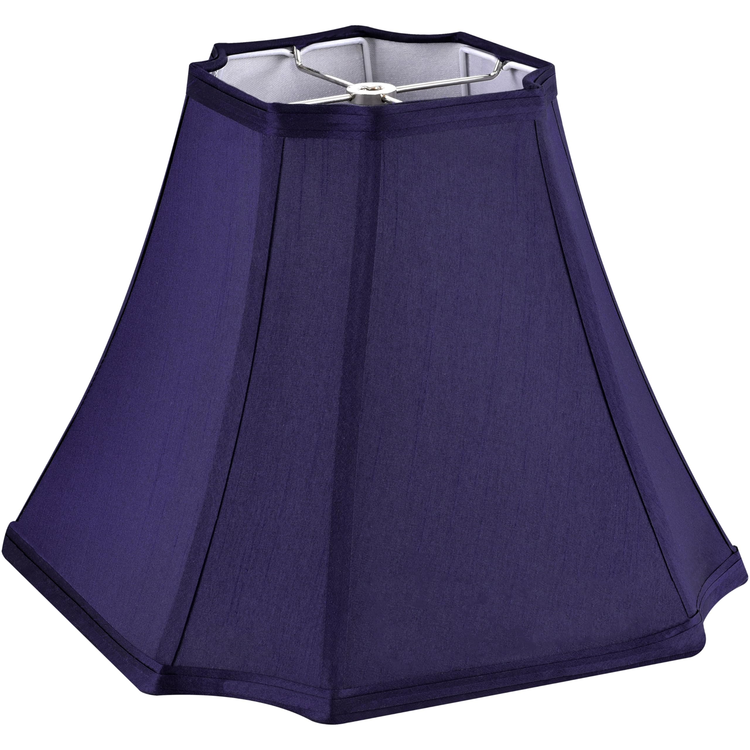 GO&SO Square Cut Corner Lamp Shade for Floor and Table Lamps, 6.5x13.2x10.6