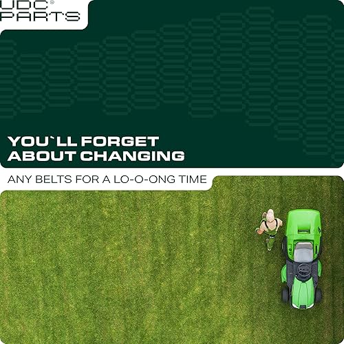 Miniatura 9 de UDC Parts - Correa de transmisión para cortacésped 754-0241, 754-0241A, 954-0241A, cable de Kevlar, 35.25 pulgadas, para MTD, Cub Cadet, Troy-Bilt,