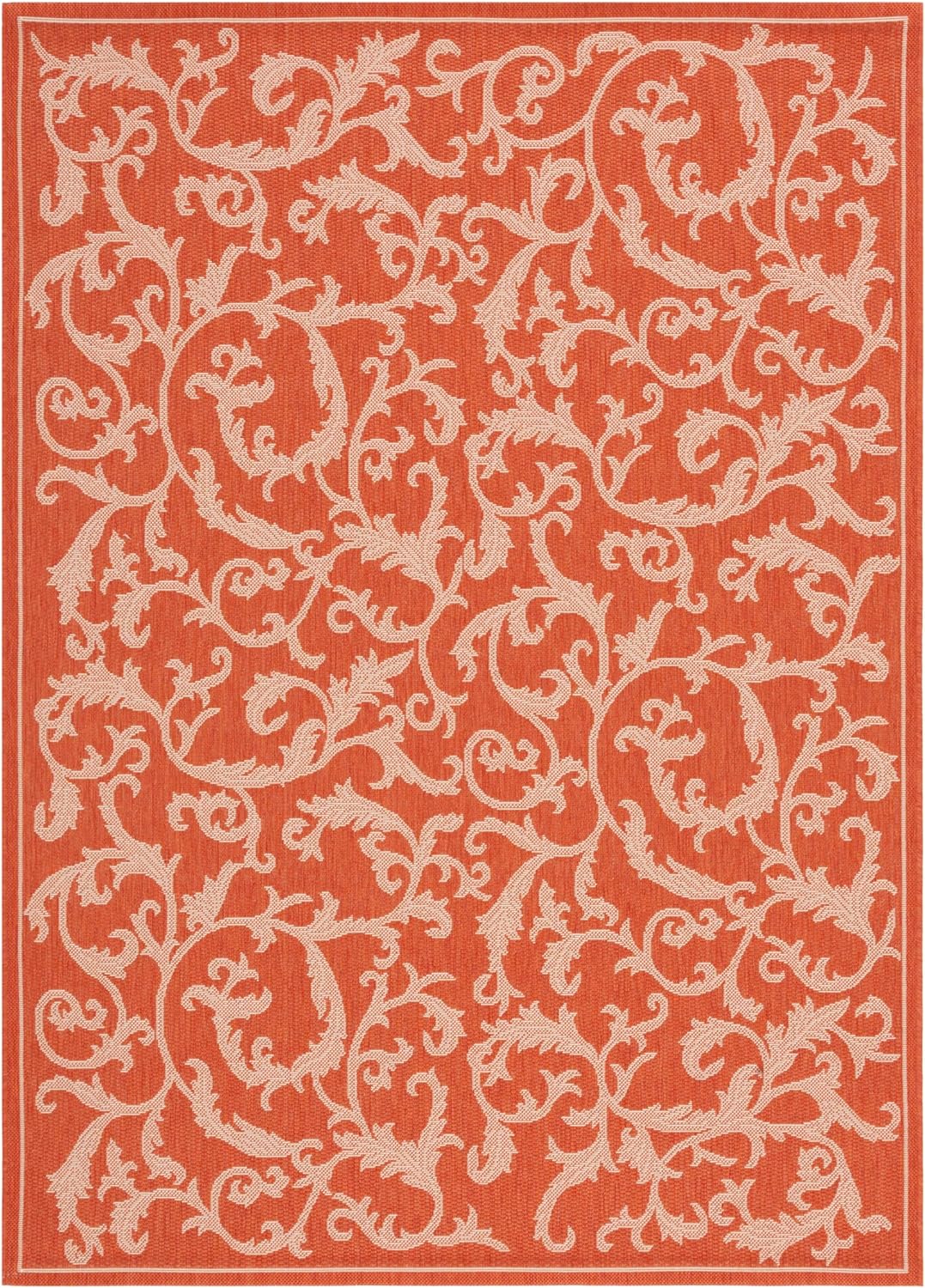 SAFAVIEH Courtyard Collection Accent Rug - 2' x 3'7", Brown & Natural, Non-Shedding & Easy Care, Indoor/Outdoor & Washable-Ideal for Patio, Backyard, Mudroom (CY2653-3009)