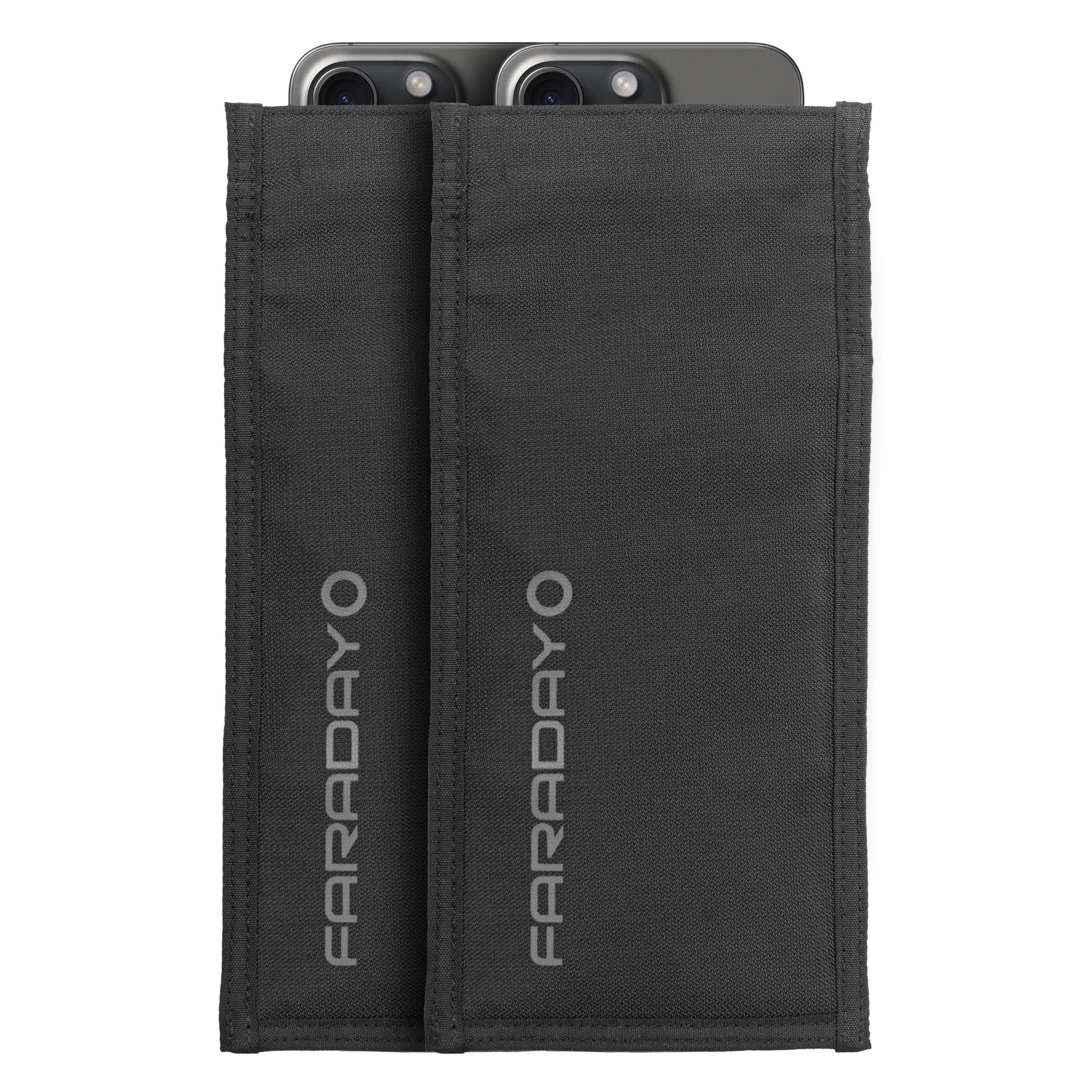 Photo 1 of Faraday Defense Faraday Bag Jacket Pro | Magnetic Closure, Shielding - Law Enforcement & Military, Travel & Data Security, Privacy, Anti-Tracking Anti-Hacking Black (2 Pack Phone Vertical)