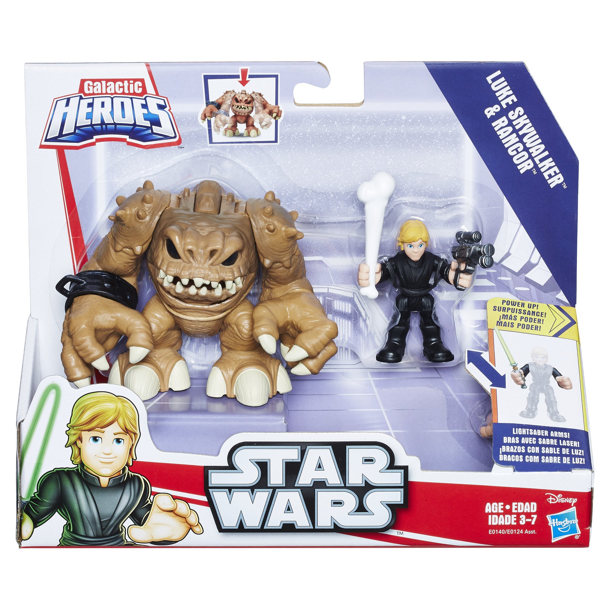 Amazon.co.jp: STAR WARS GALACTIC HEROES Luke Skywalker andランコア