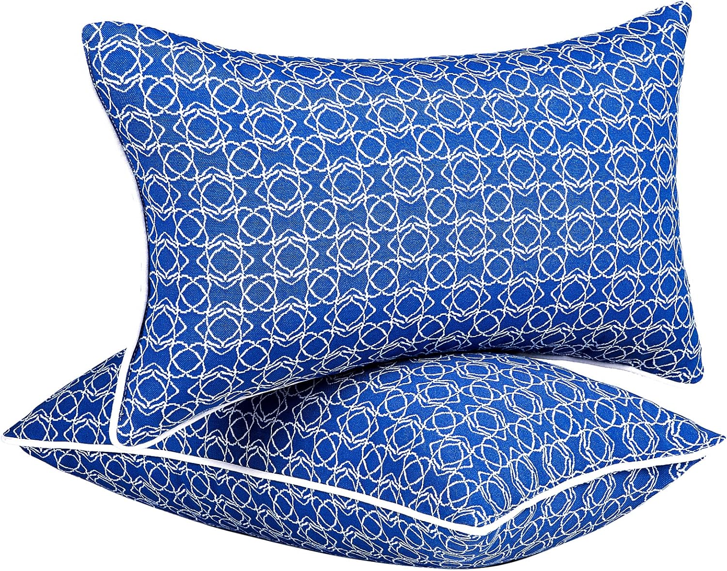 JMGBird 12×20 Inch Outdoor Lumbar Throw Pillow Covers Set of 2 Decorative Indoor
