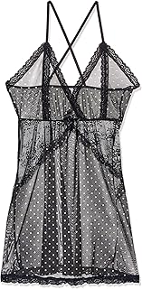 ملابس نوم من نعومي، 69، أسود وذهبي، مقاس كبير جدًا XL