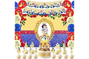 Snow White Birthday Party Supplies Decorations