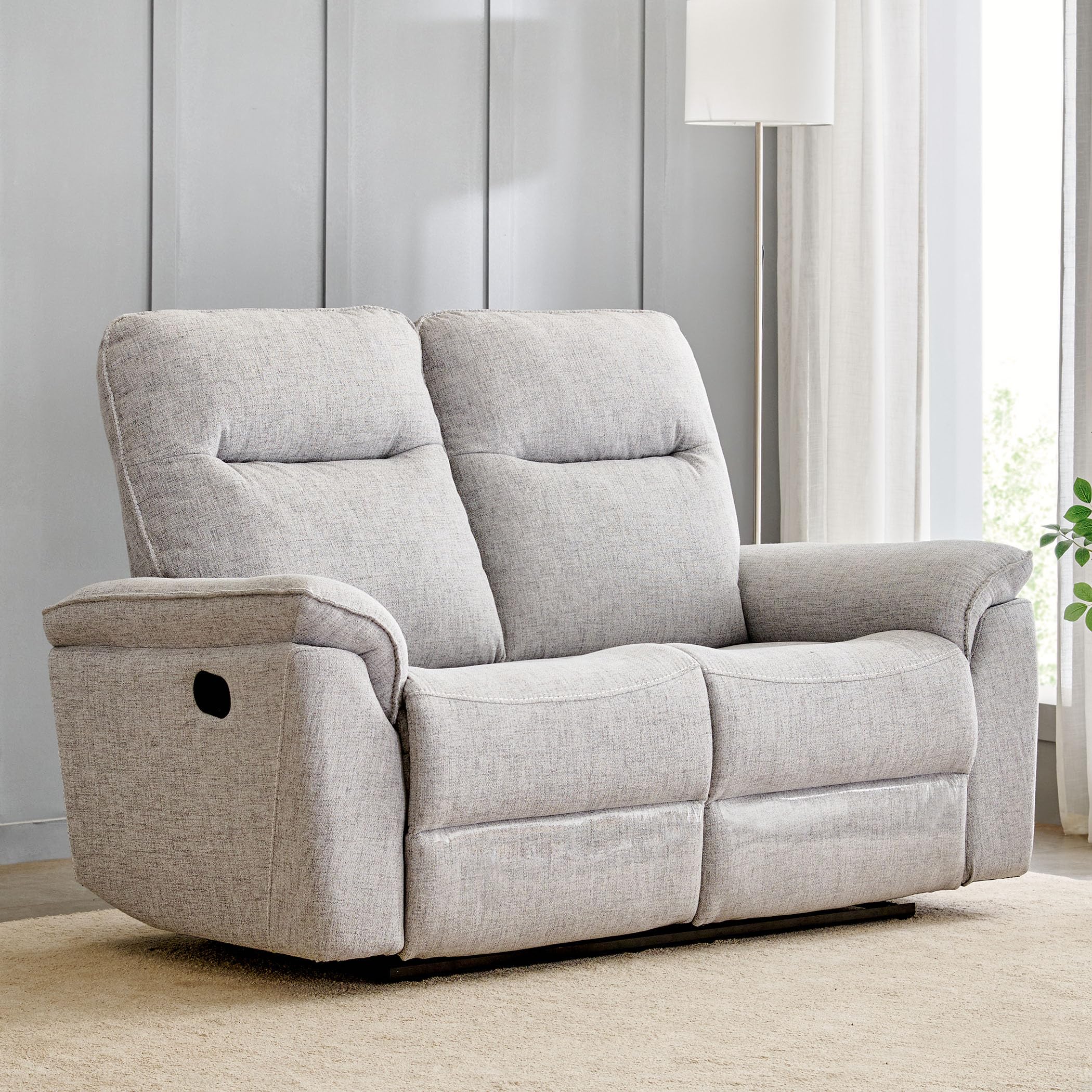 Home Centre Artise Fabric 1-Seater Recliner - Grey-picture-10