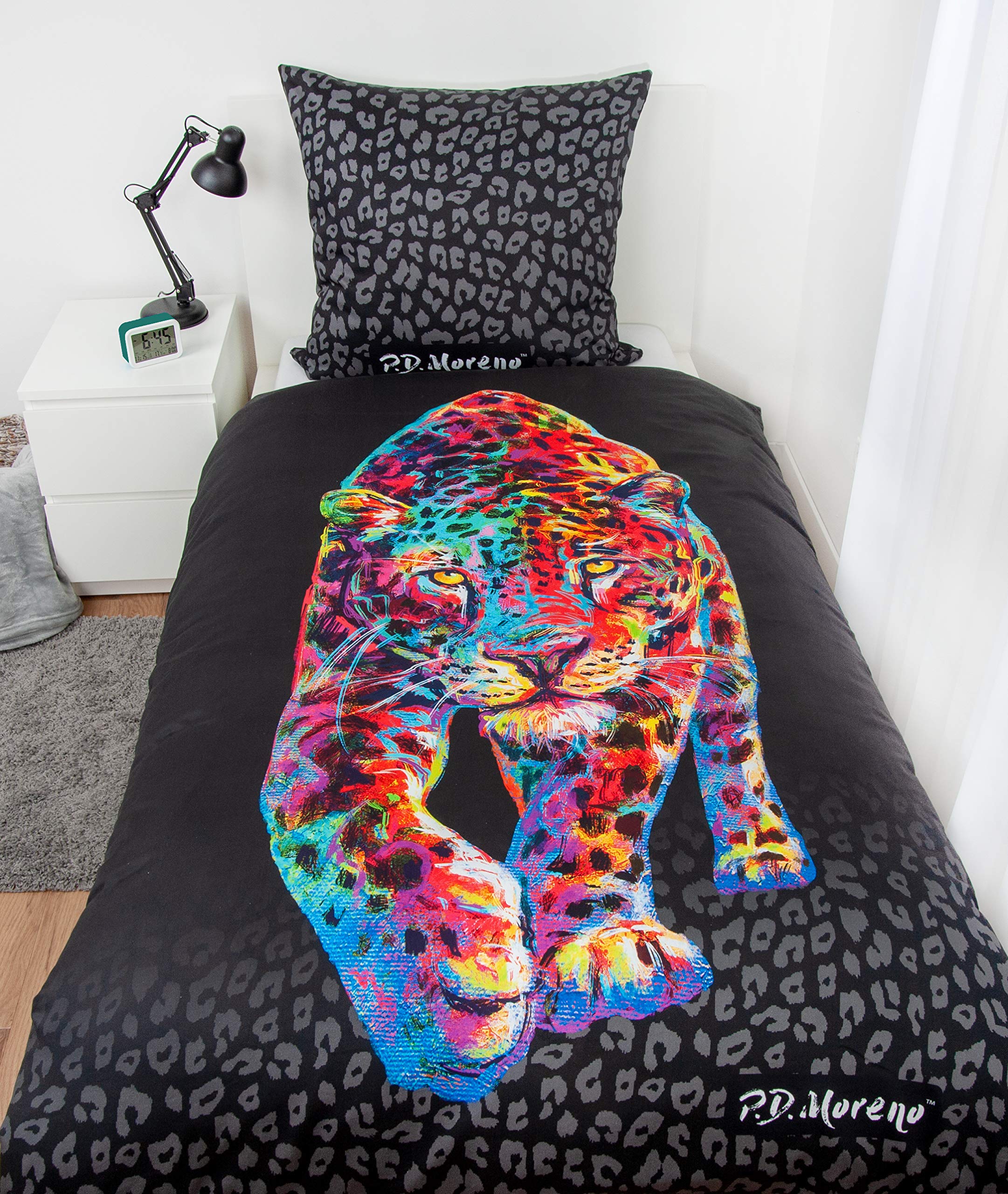 Mixibaby Beddengoed, bedgarnituur, dekbedovertrek, bedrukt, katoen, 135 x 200, 155 x 220, 200 x