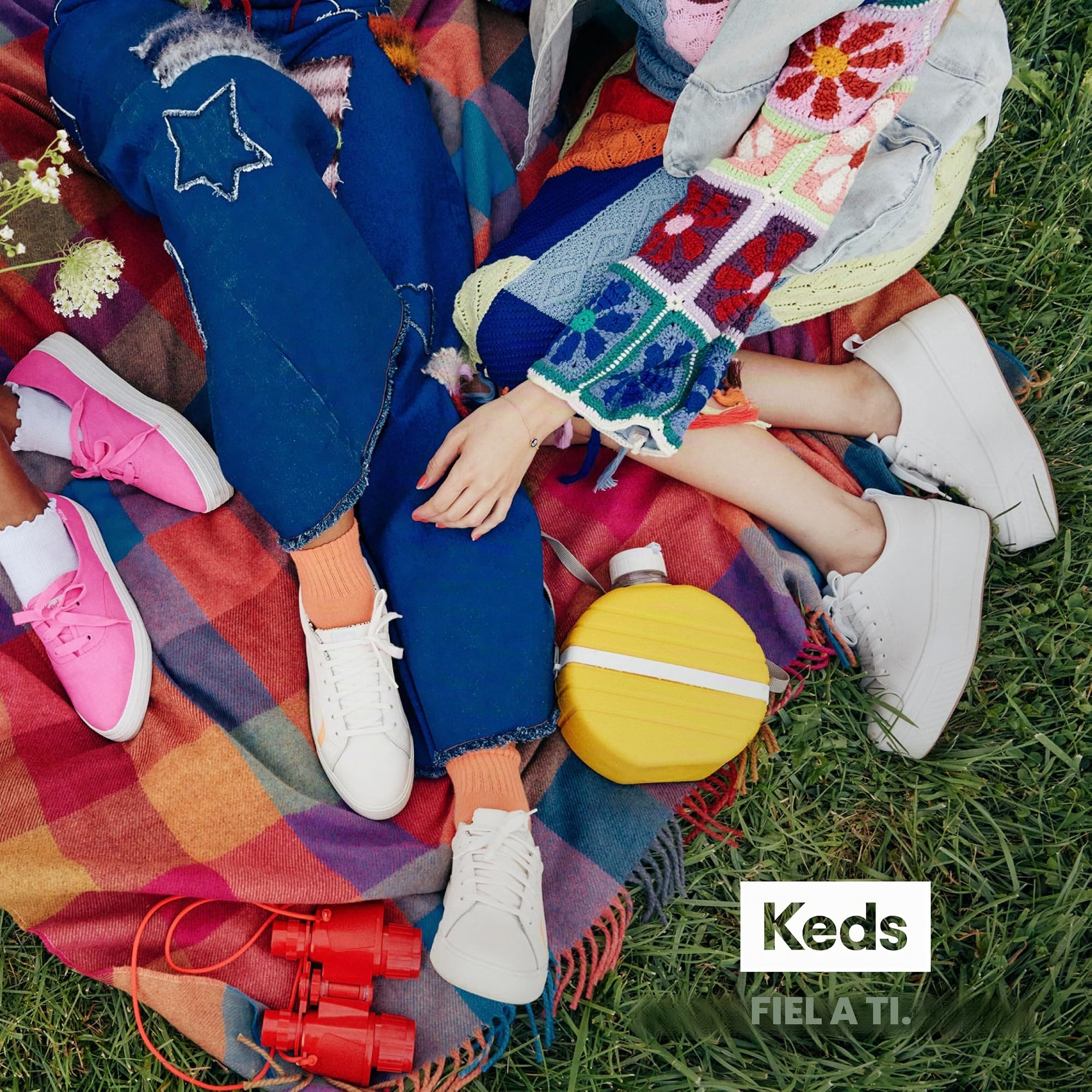 Keds Colour Block CVO WF29669 - Zapatillas de Lona para Mujer