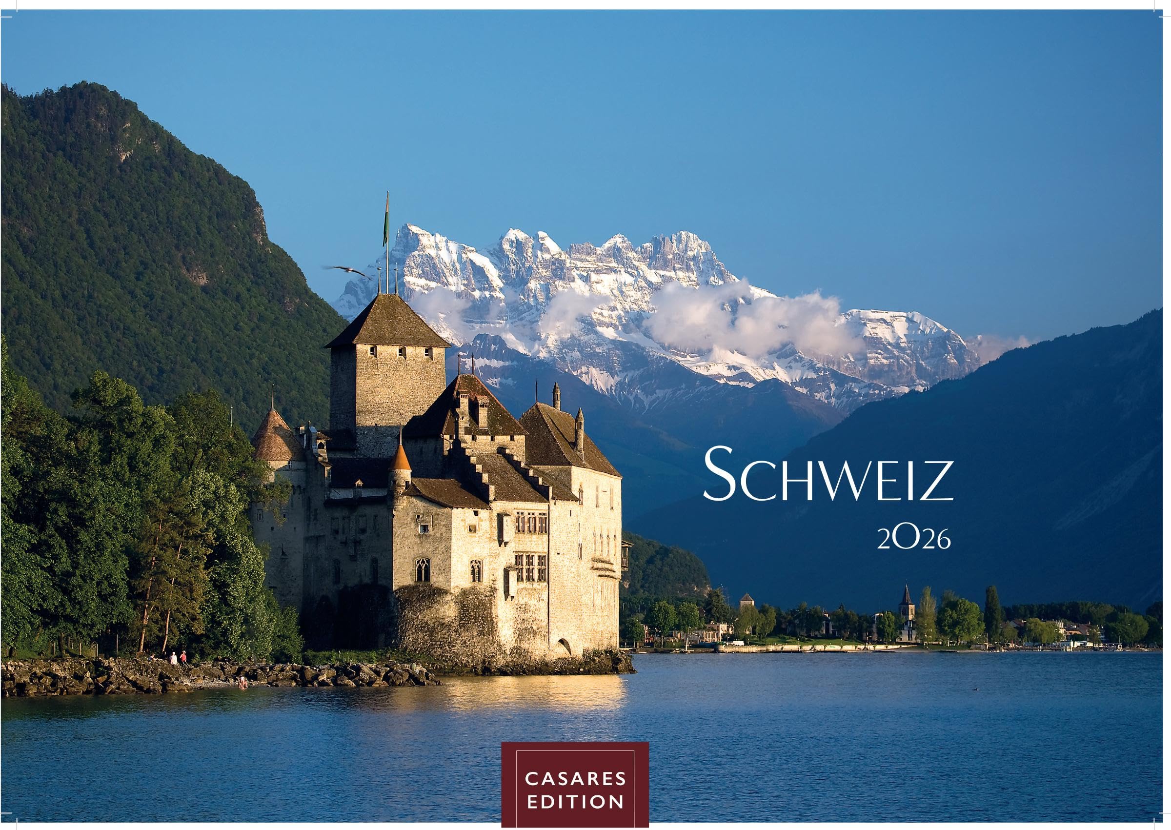 Schweiz Kalender 2026 – Wandkalender | Fotokalender Alpenländer | Alpenkalender | 24x35cm - . mit den schönsten Orten der Schweiz