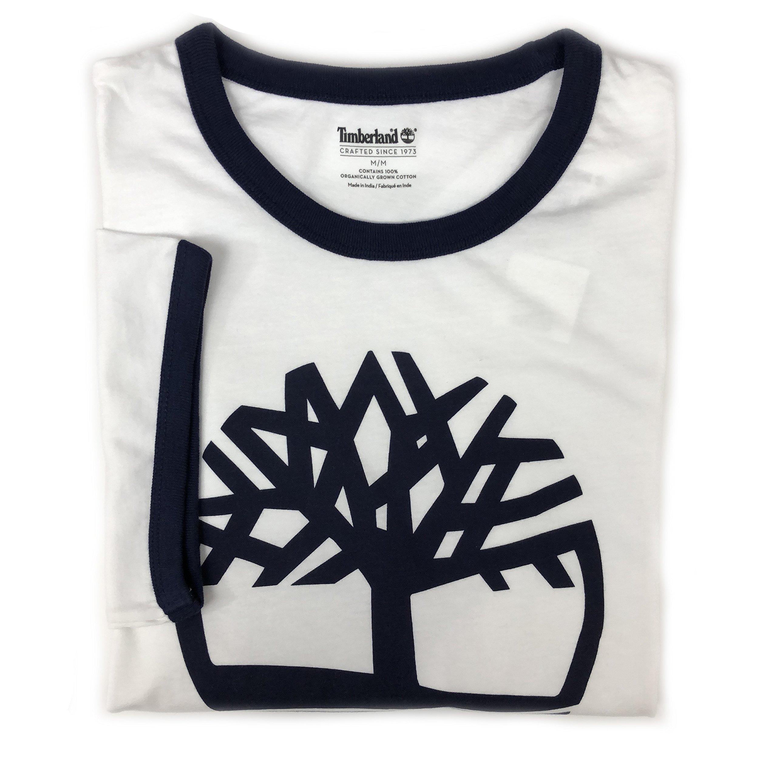 Timberland Men's Short Sleeve Tree Logo Ringer T-Shirt