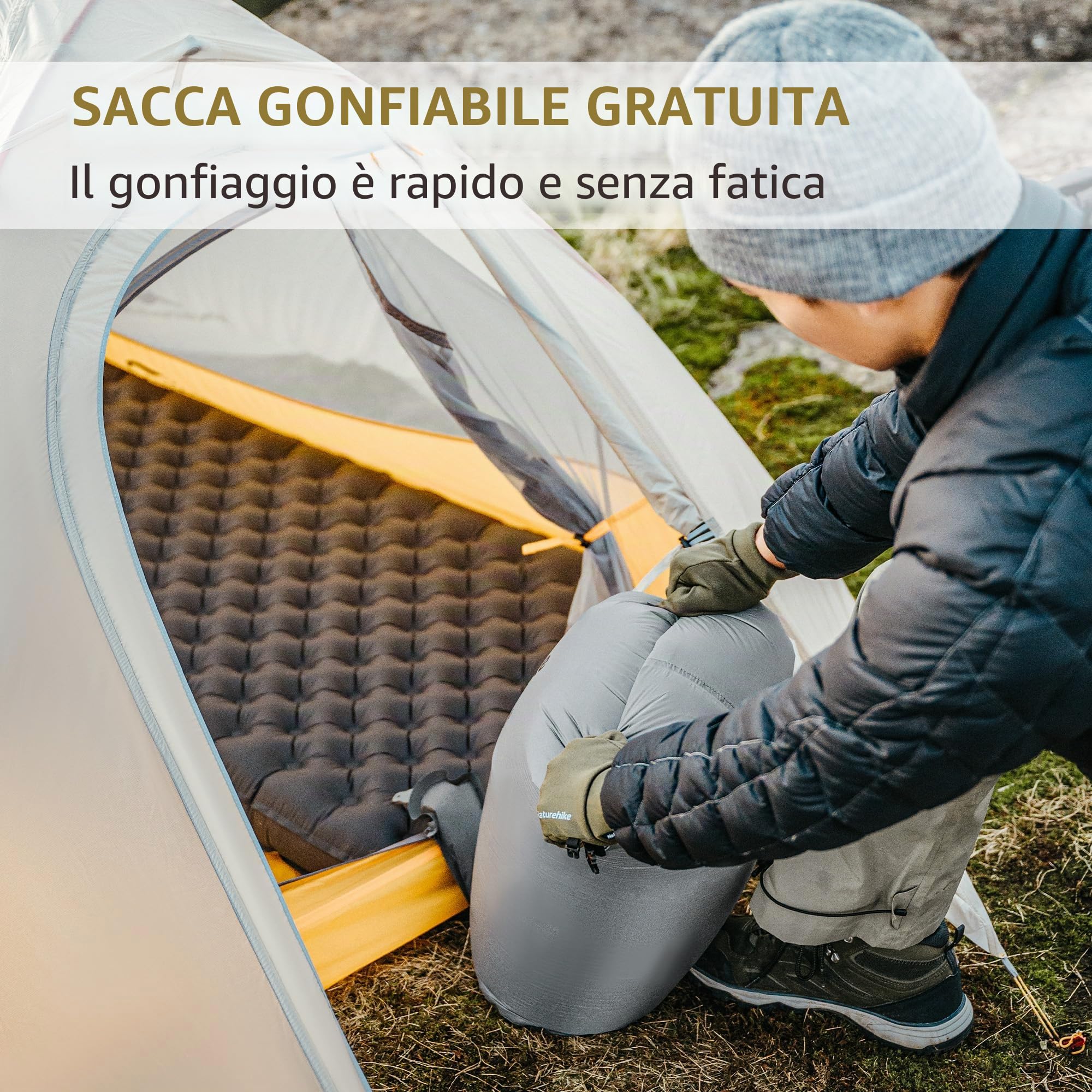 Naturehike Thermal 6.5 R Value - Materassino da campeggio