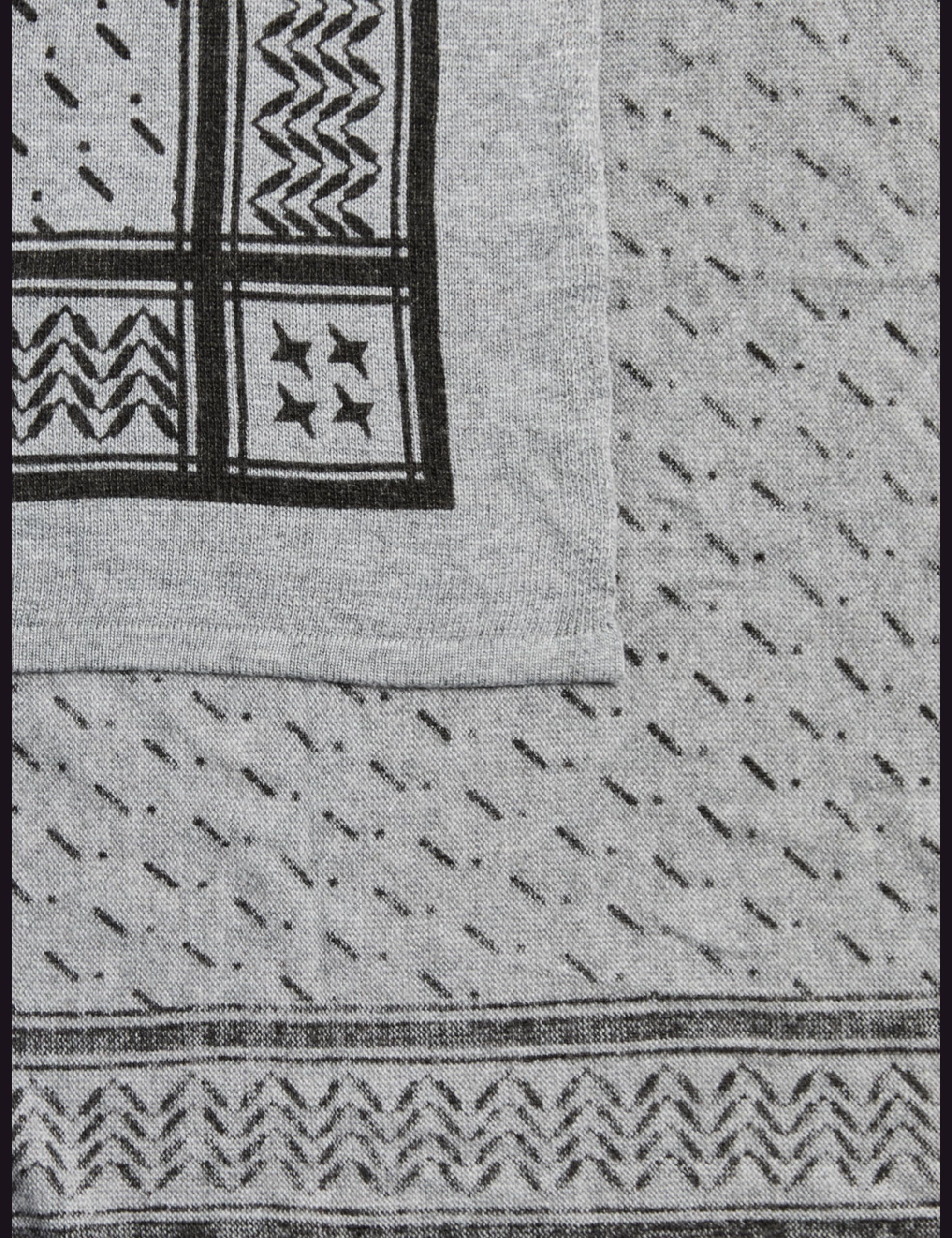 PIECES Pcnovis Small Square Scarf, Light Grey Mix, One Size